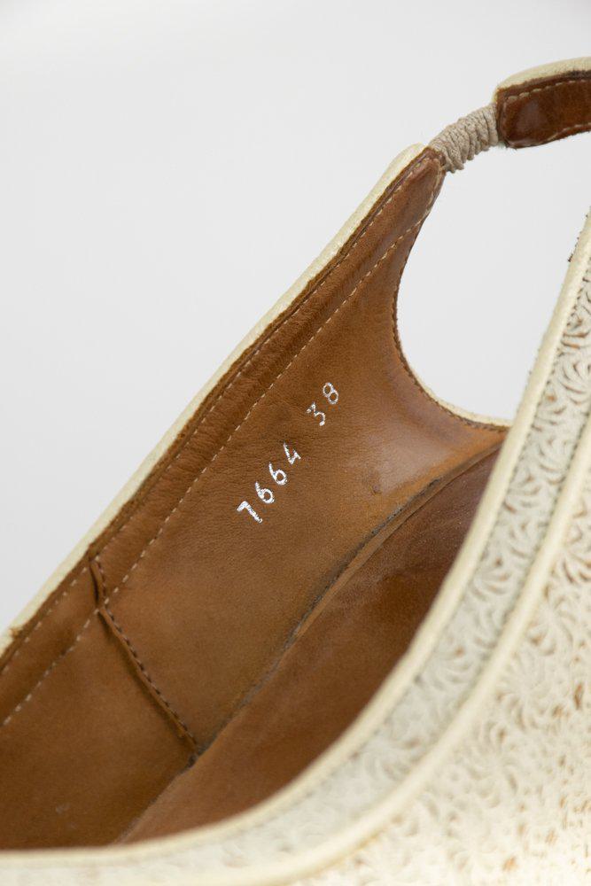 Dries Van Noten Peep Toe Wedges