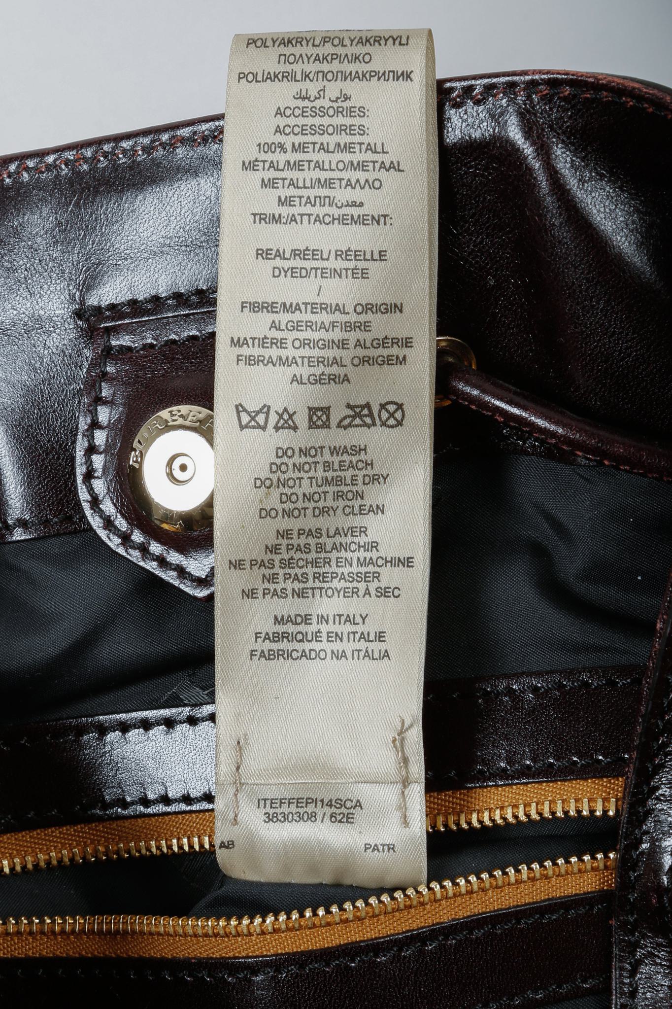 Burberry Prorsum Earlsburn Satchel Bag