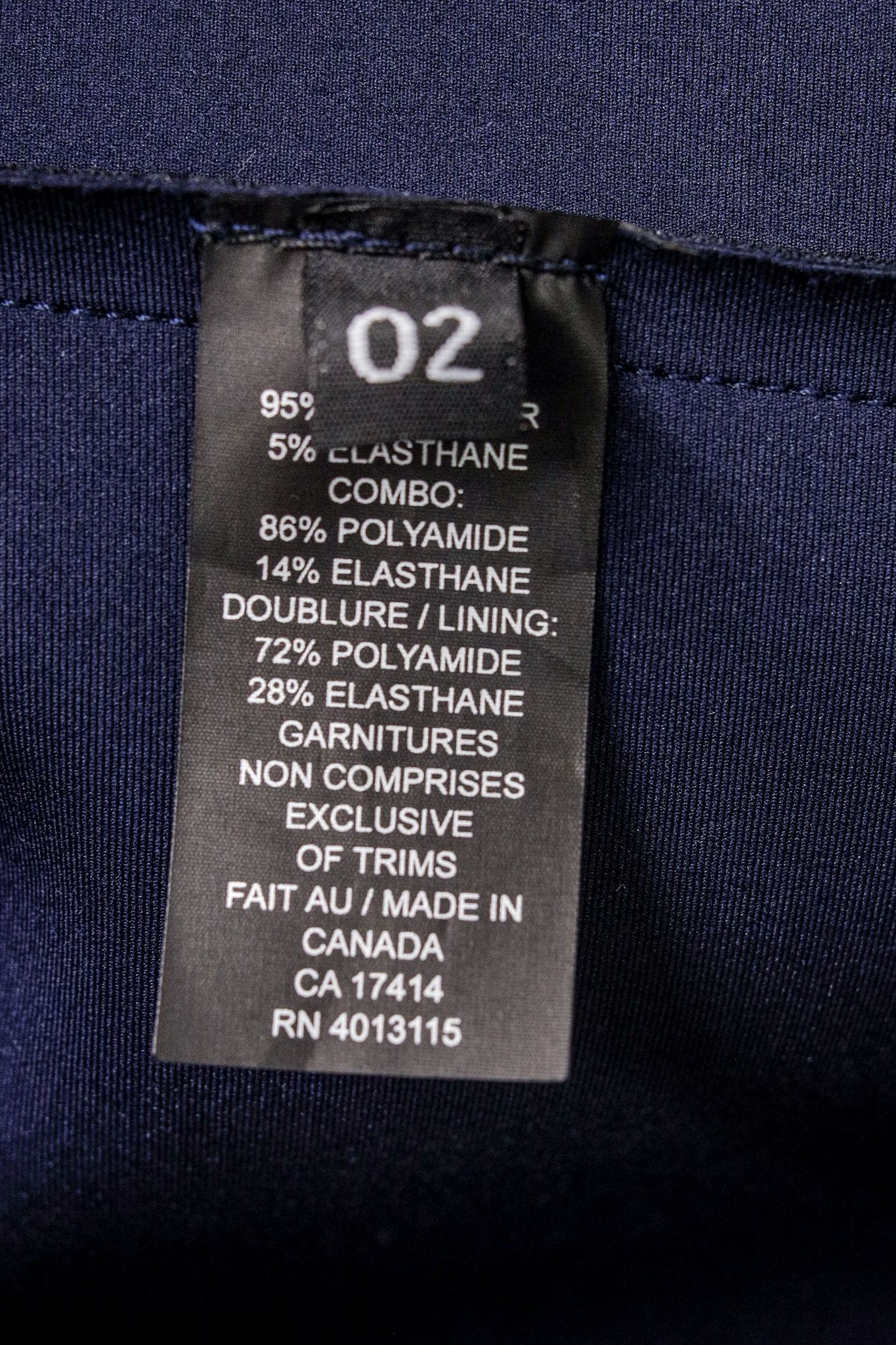 Marie Saint Pierre Blue Metallic Coat