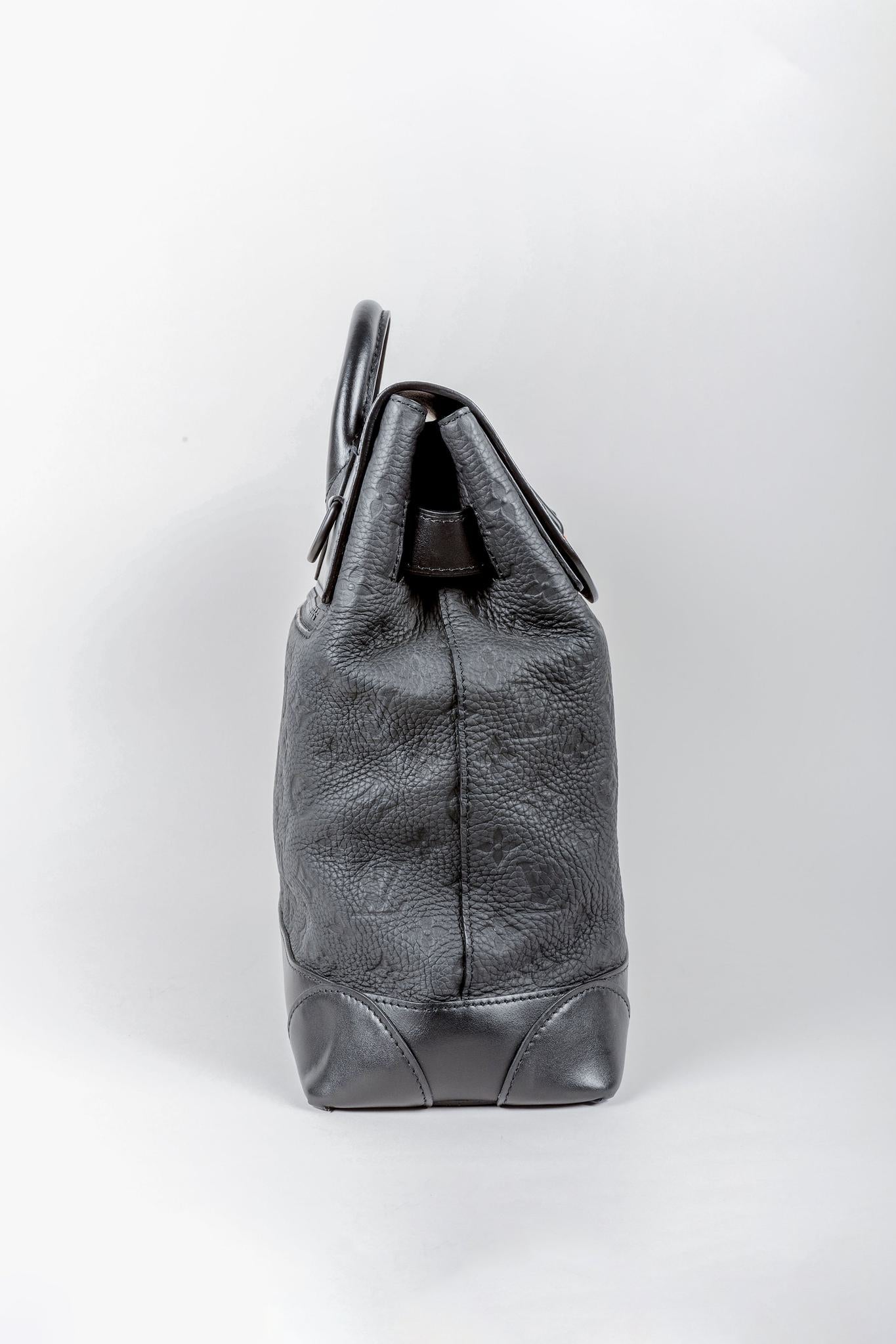 Louis Vuitton Steamer Bag Monogram PM in Taurillon Leather