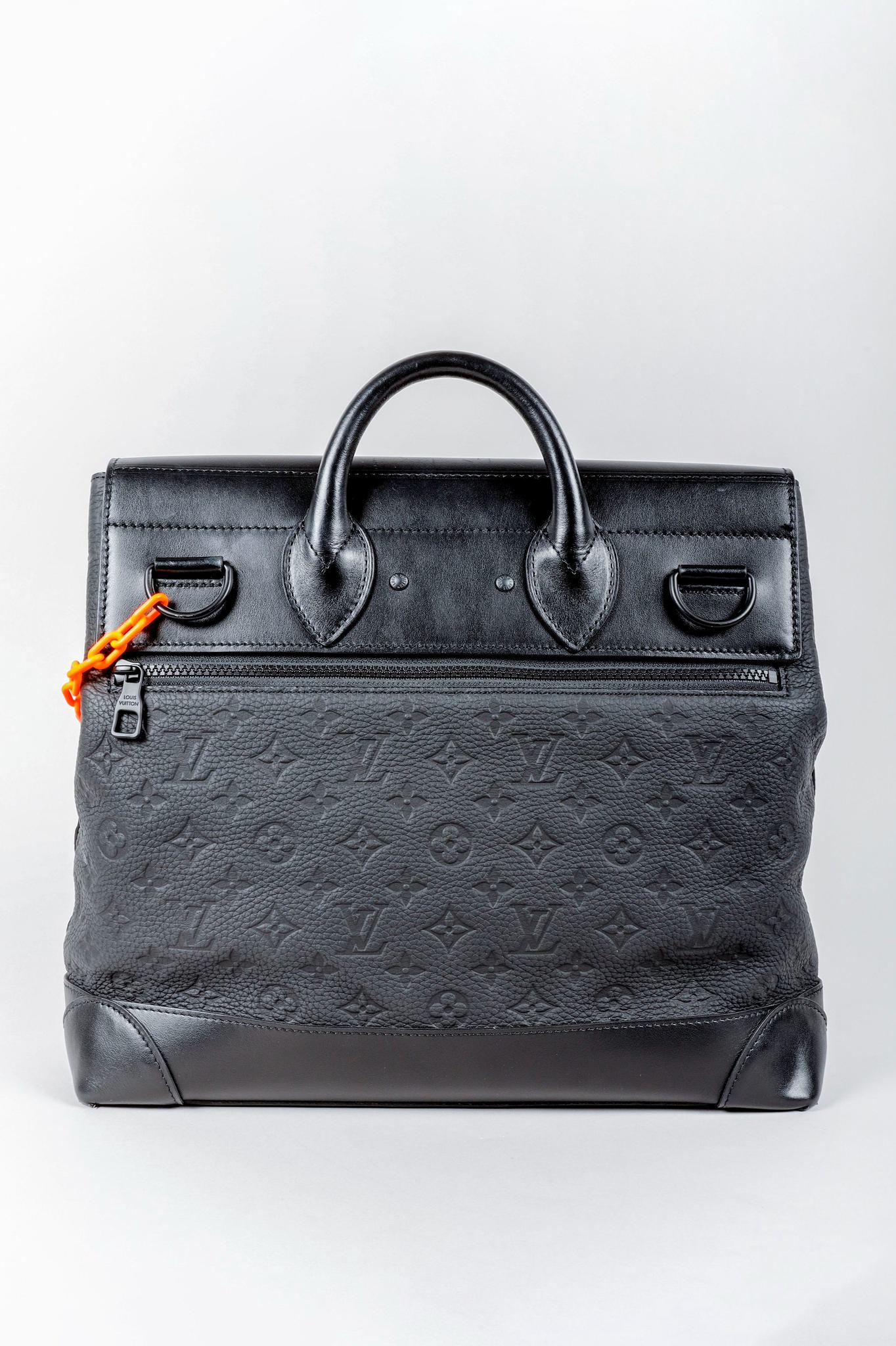 Louis Vuitton Steamer Bag Monogram PM in Taurillon Leather