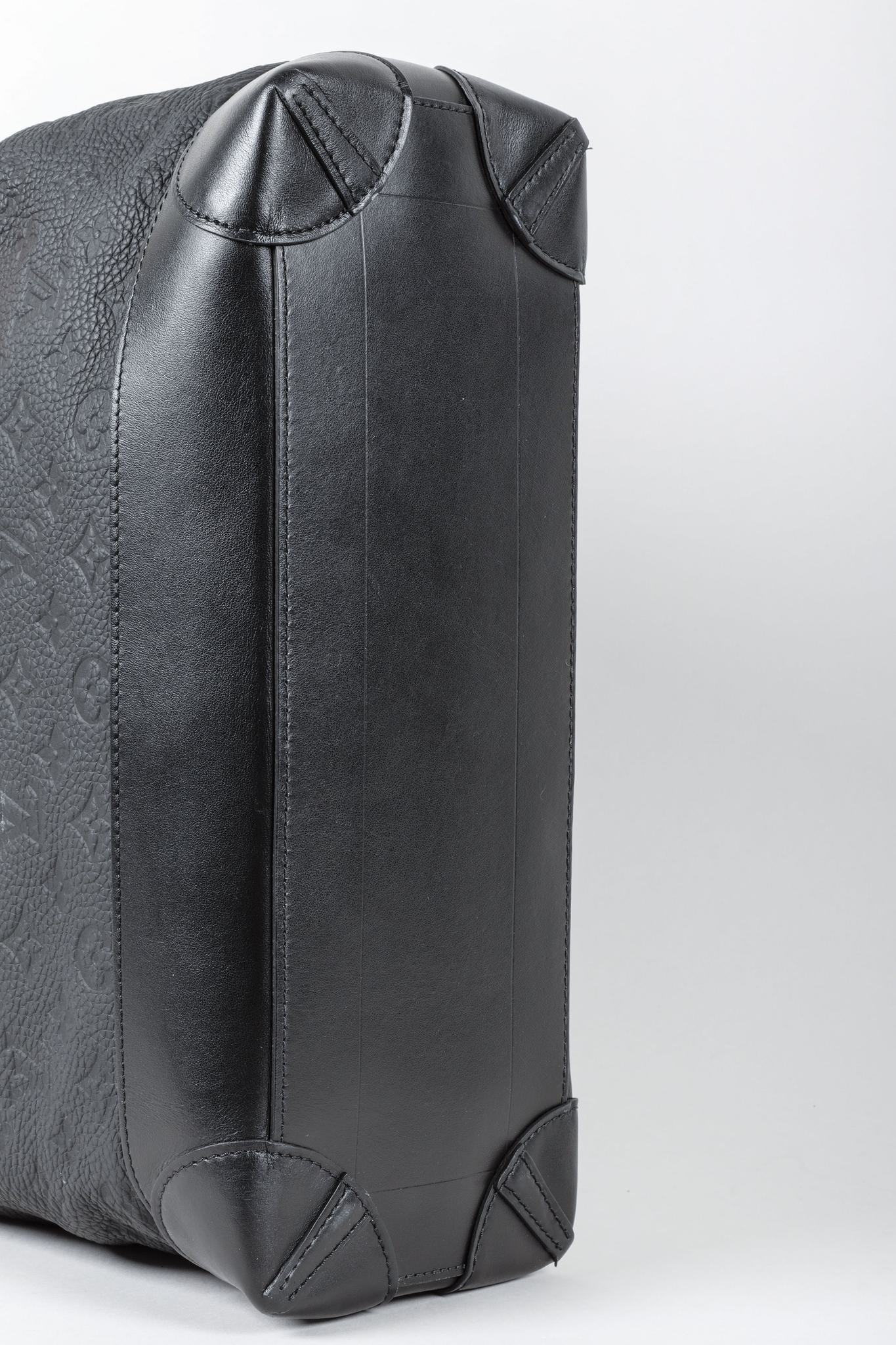 Louis Vuitton Steamer Bag Monogram PM in Taurillon Leather