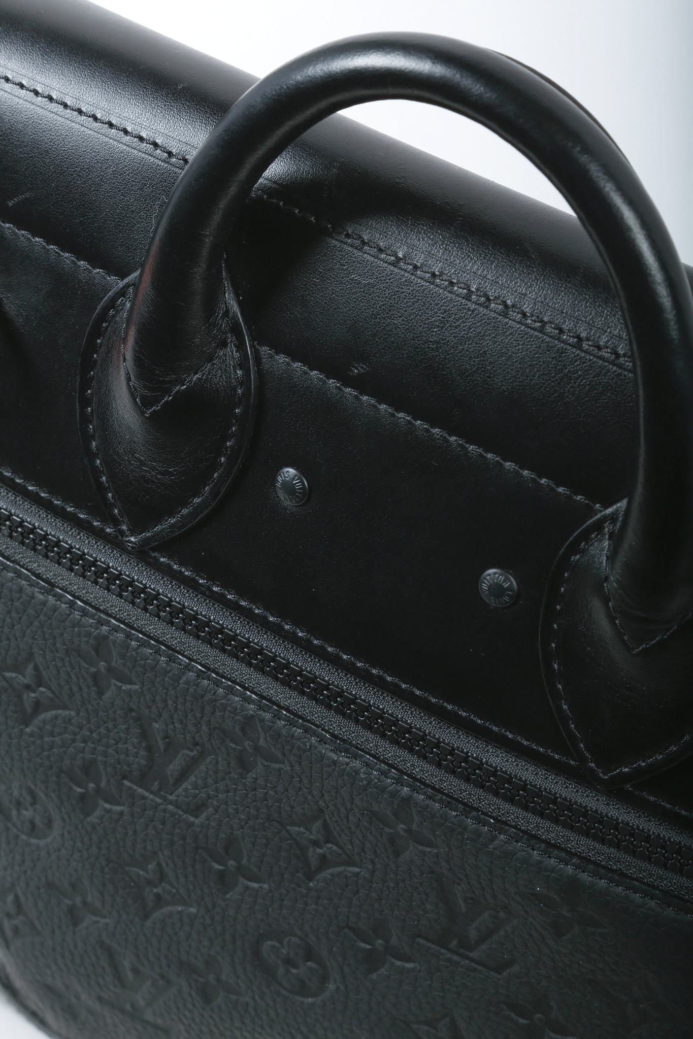 Louis Vuitton Steamer Bag Monogram PM in Taurillon Leather