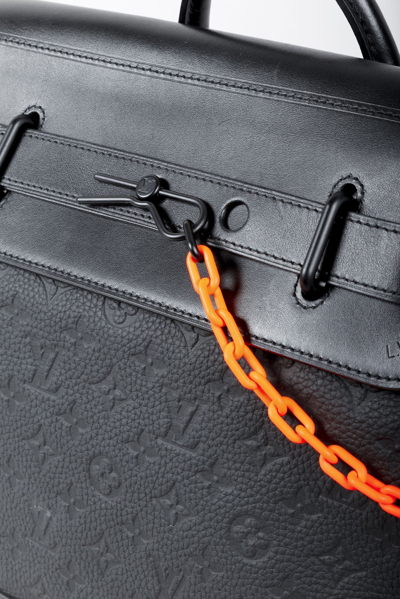 Louis Vuitton Steamer Bag Monogram PM in Taurillon Leather
