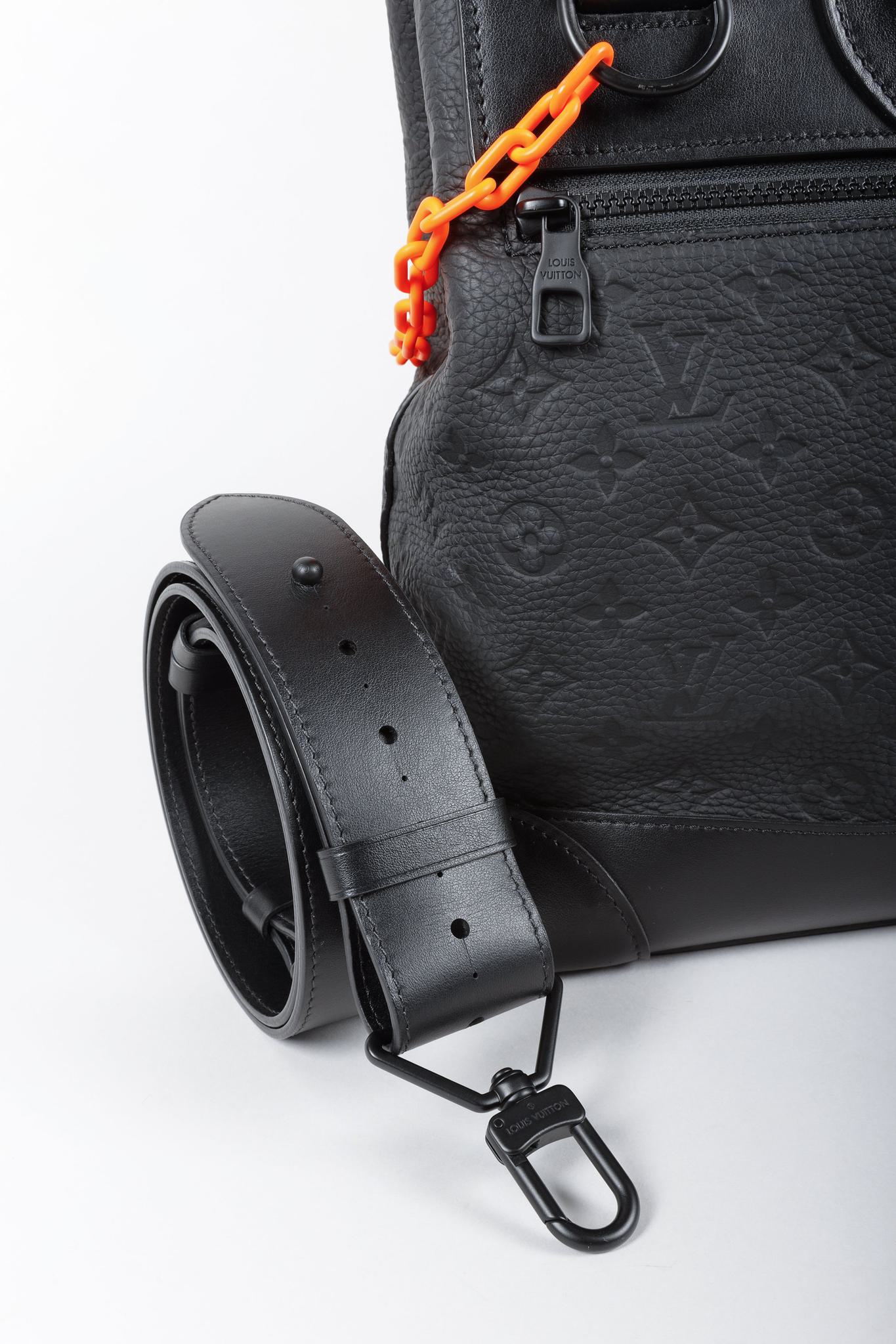 Louis Vuitton Steamer Bag Monogram PM in Taurillon Leather
