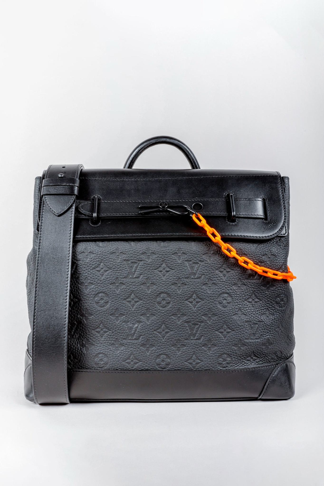 Louis Vuitton Steamer Bag Monogram PM in Taurillon Leather