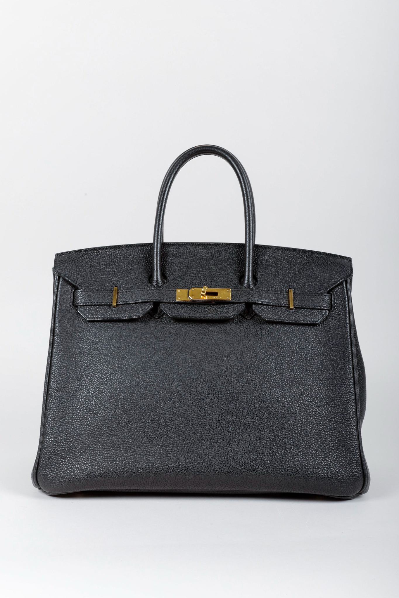 Hermes Birkin 35 Black Togo GHW