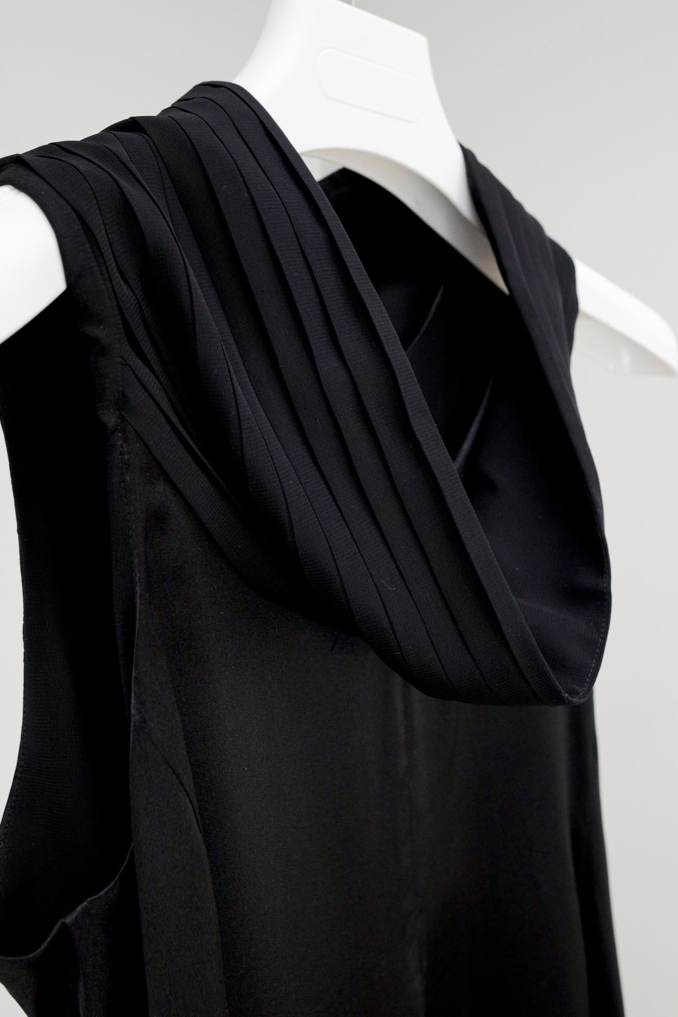 Emporio Armani Pleated Cowl Neck Top