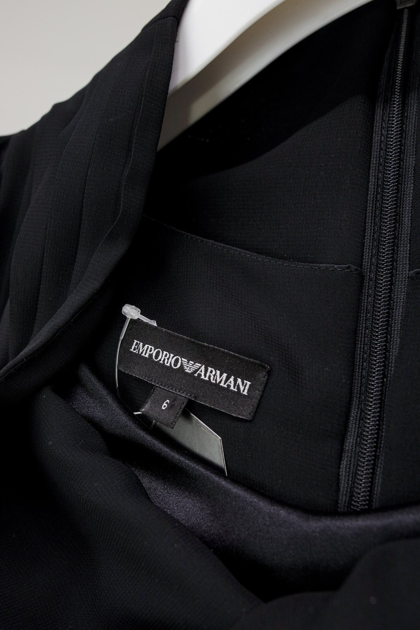 Emporio Armani Pleated Cowl Neck Top