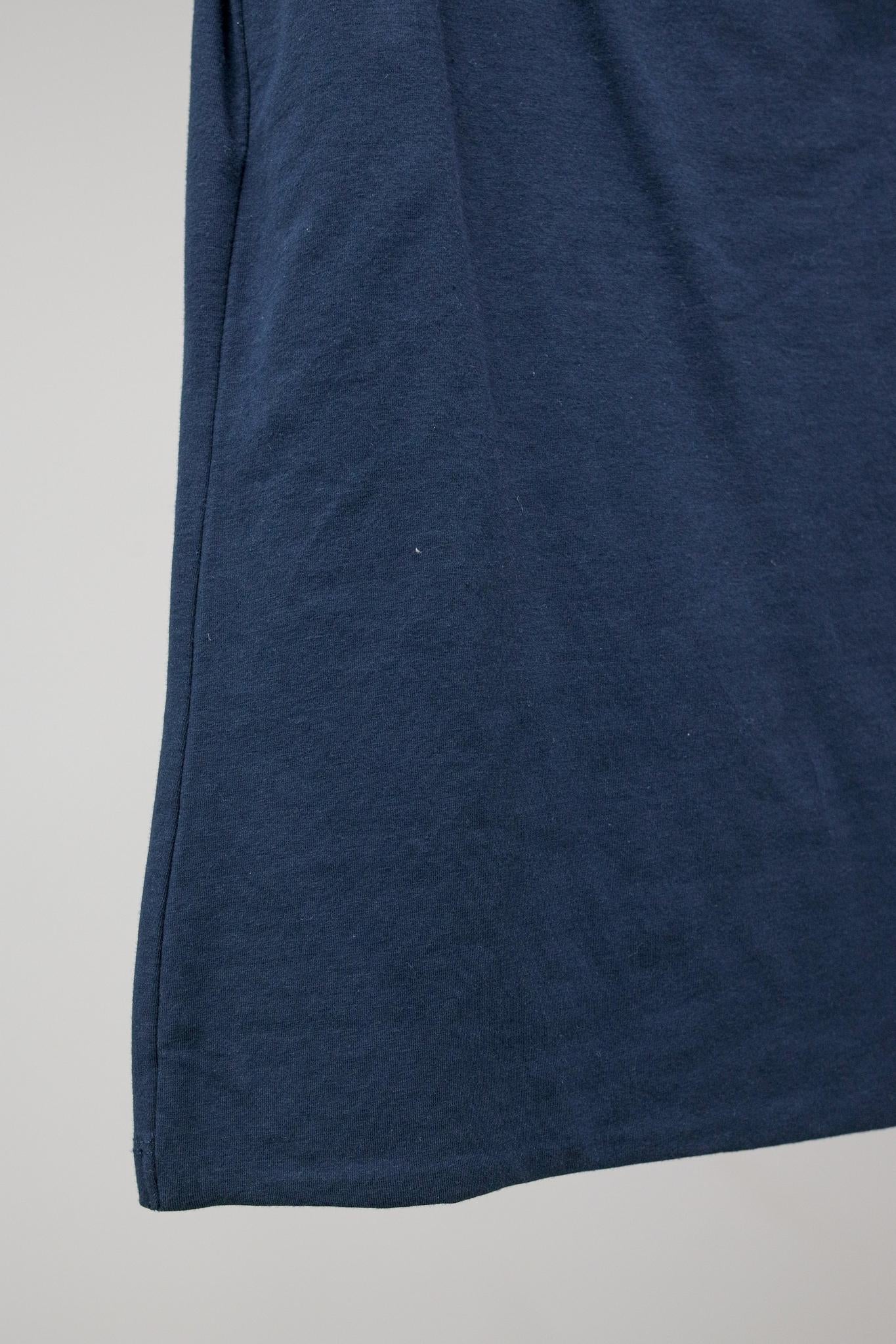 Annette Gortz Blue Sleeveless Scoop-neck Top