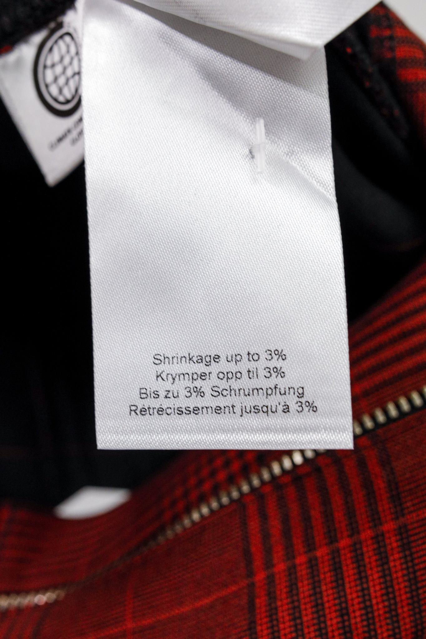 Ganni Red Check Suit Trousers