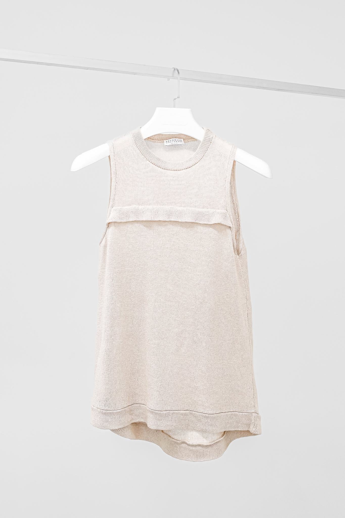 Brunello Cucinelli Sequin Knit Tank