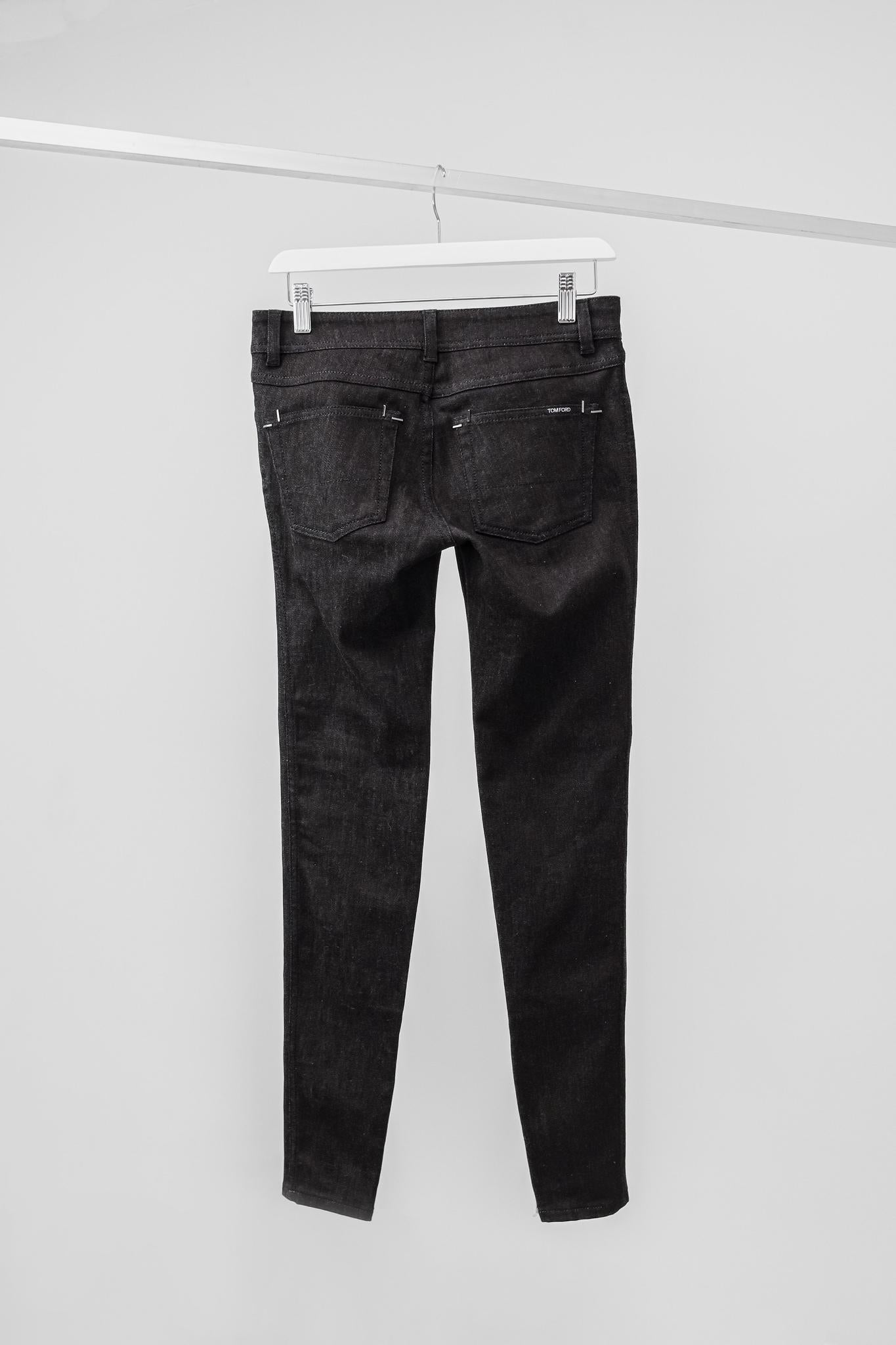 Tom Ford Ankle Zip Skinny Jeans