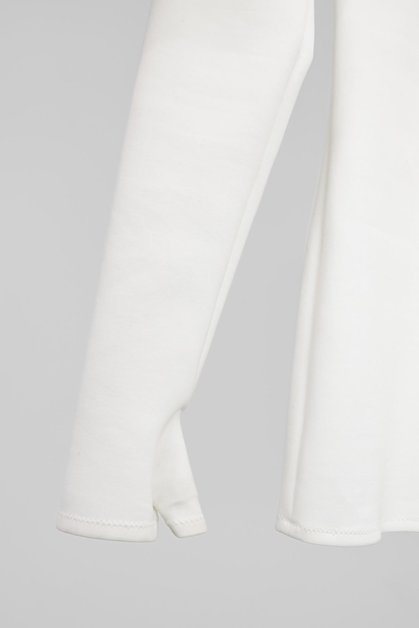 Marie Saint Pierre White Neoprene Turtleneck