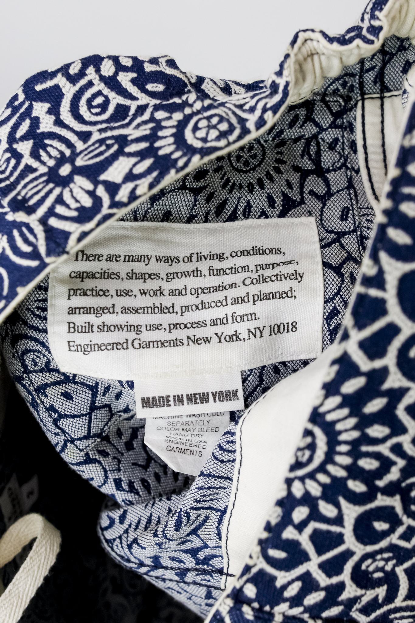 Engineered Garments Embroidered Shorts