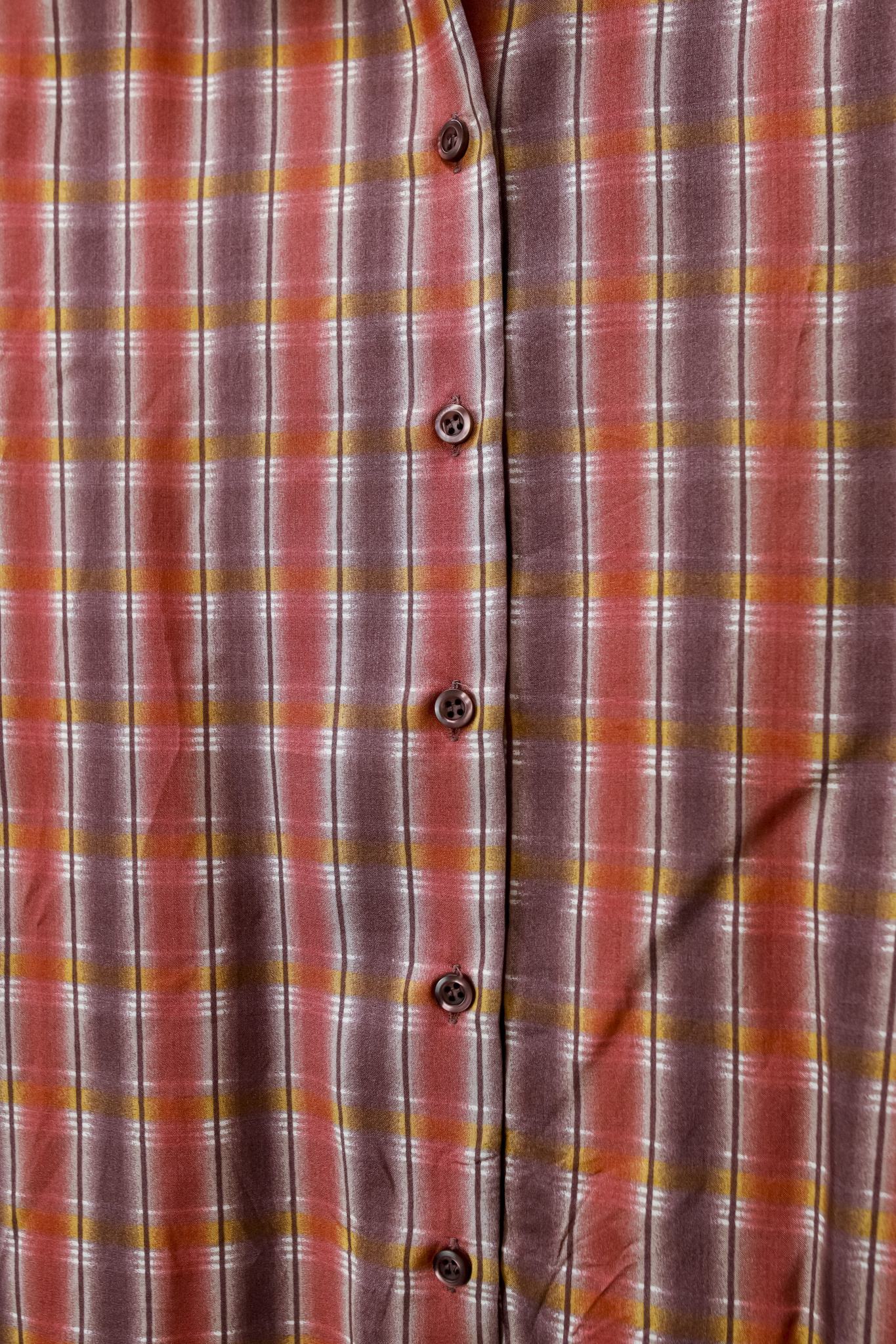 Prada Sleeveless Plaid Button-Up