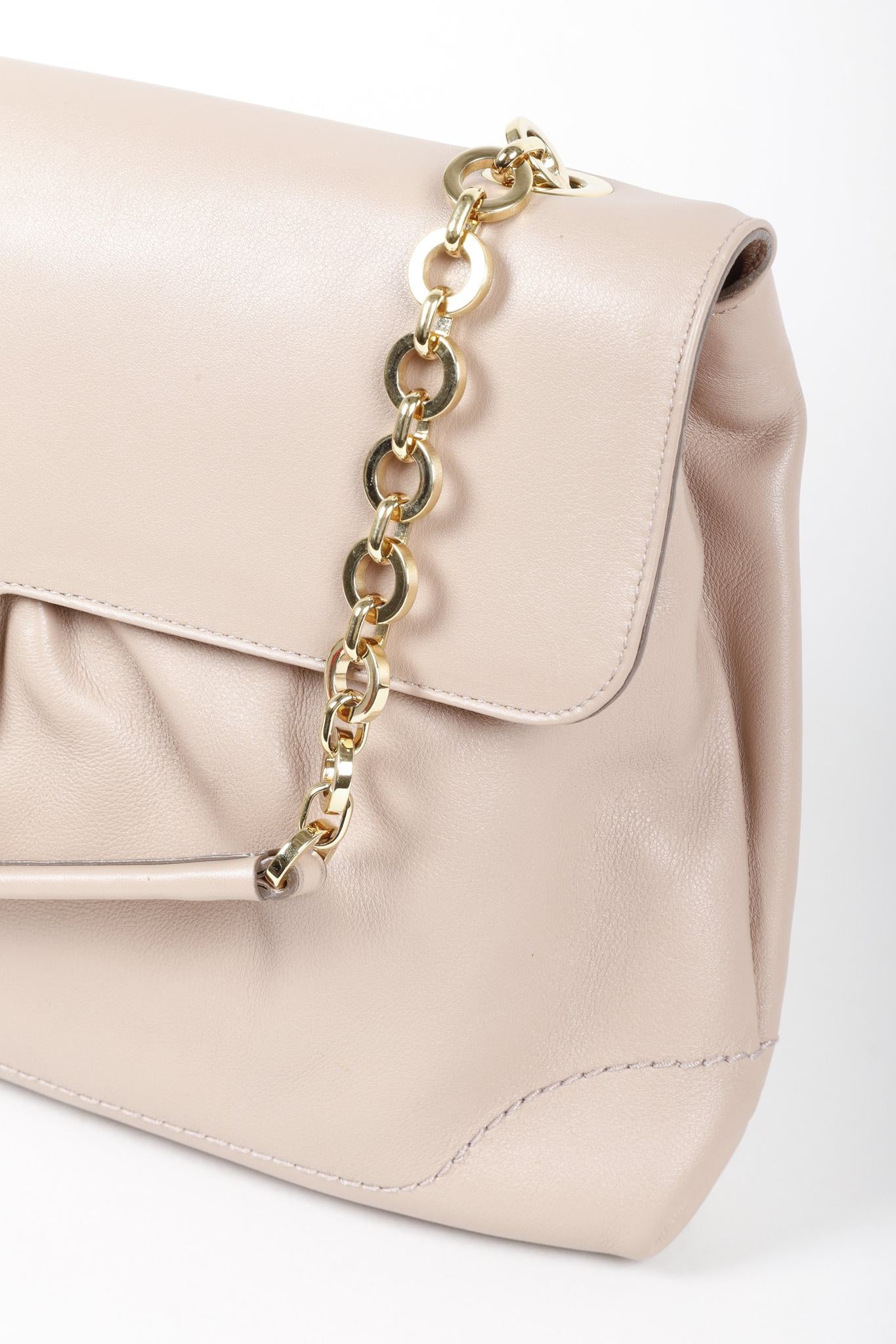 Salvatore Ferragamo Mauve Shoulder Flap Bag