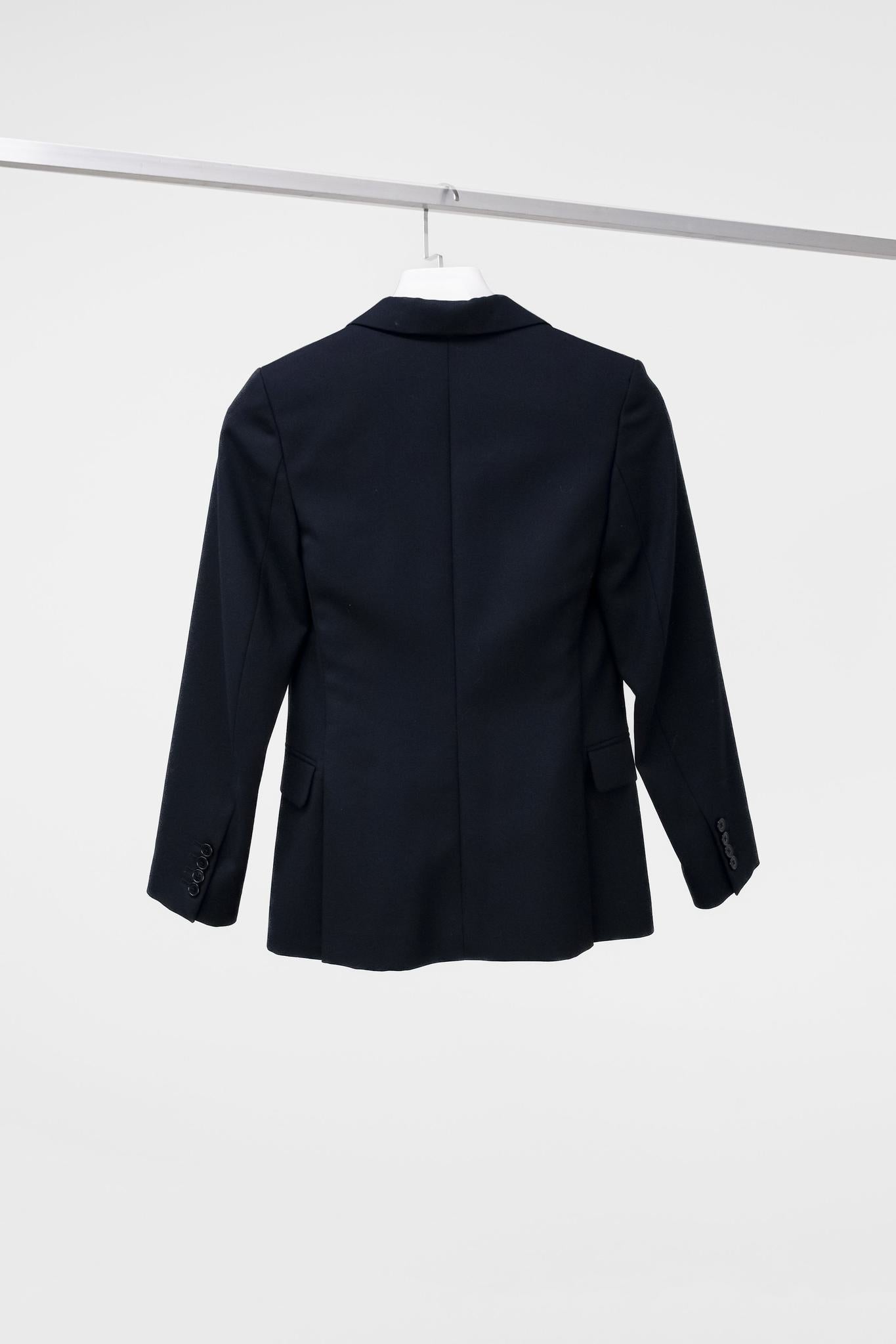 Dries Van Noten Double Breasted Wool Blazer