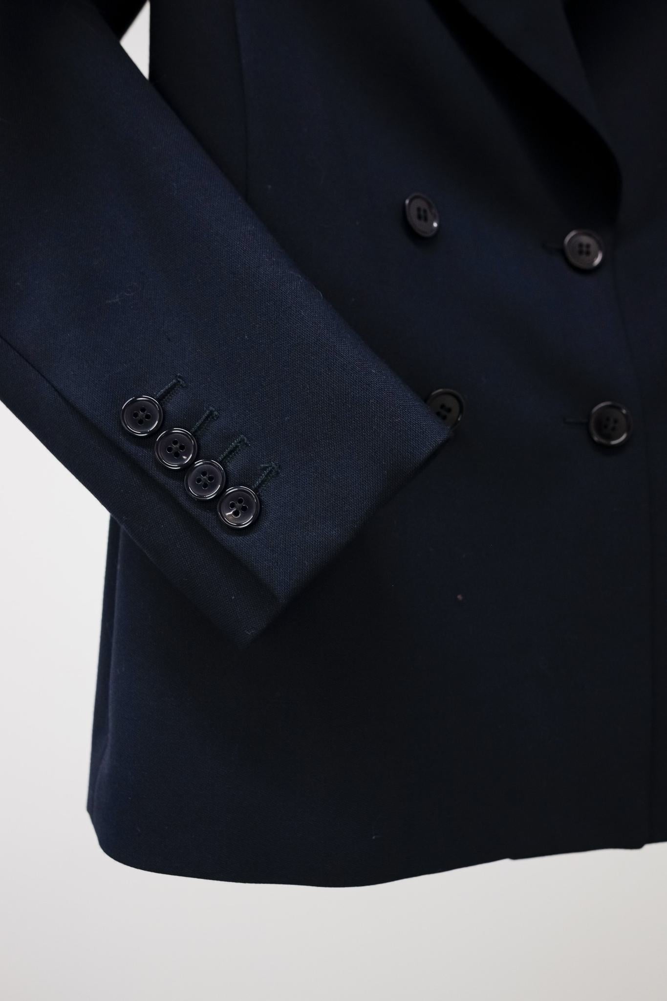 Dries Van Noten Double Breasted Wool Blazer