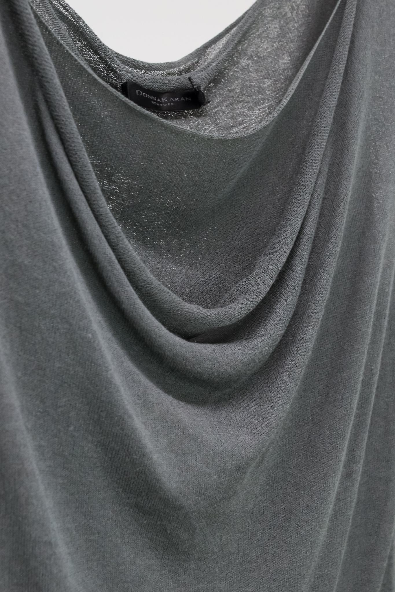 Donna Karan Grey Layered Tank