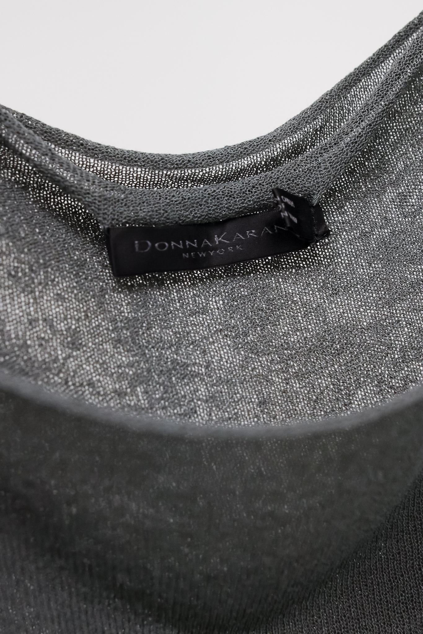 Donna Karan Grey Layered Tank