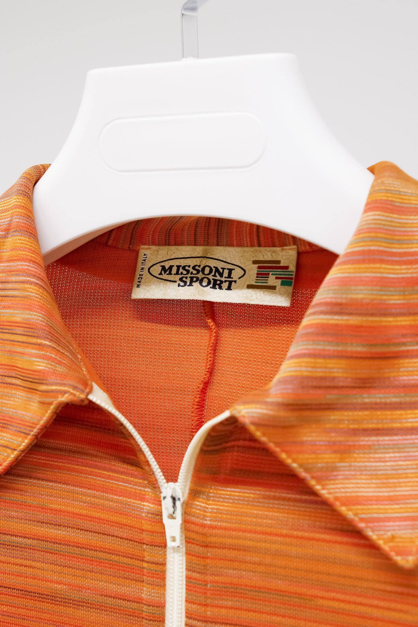 Vintage Missoni Sport Knit Zip Jacket