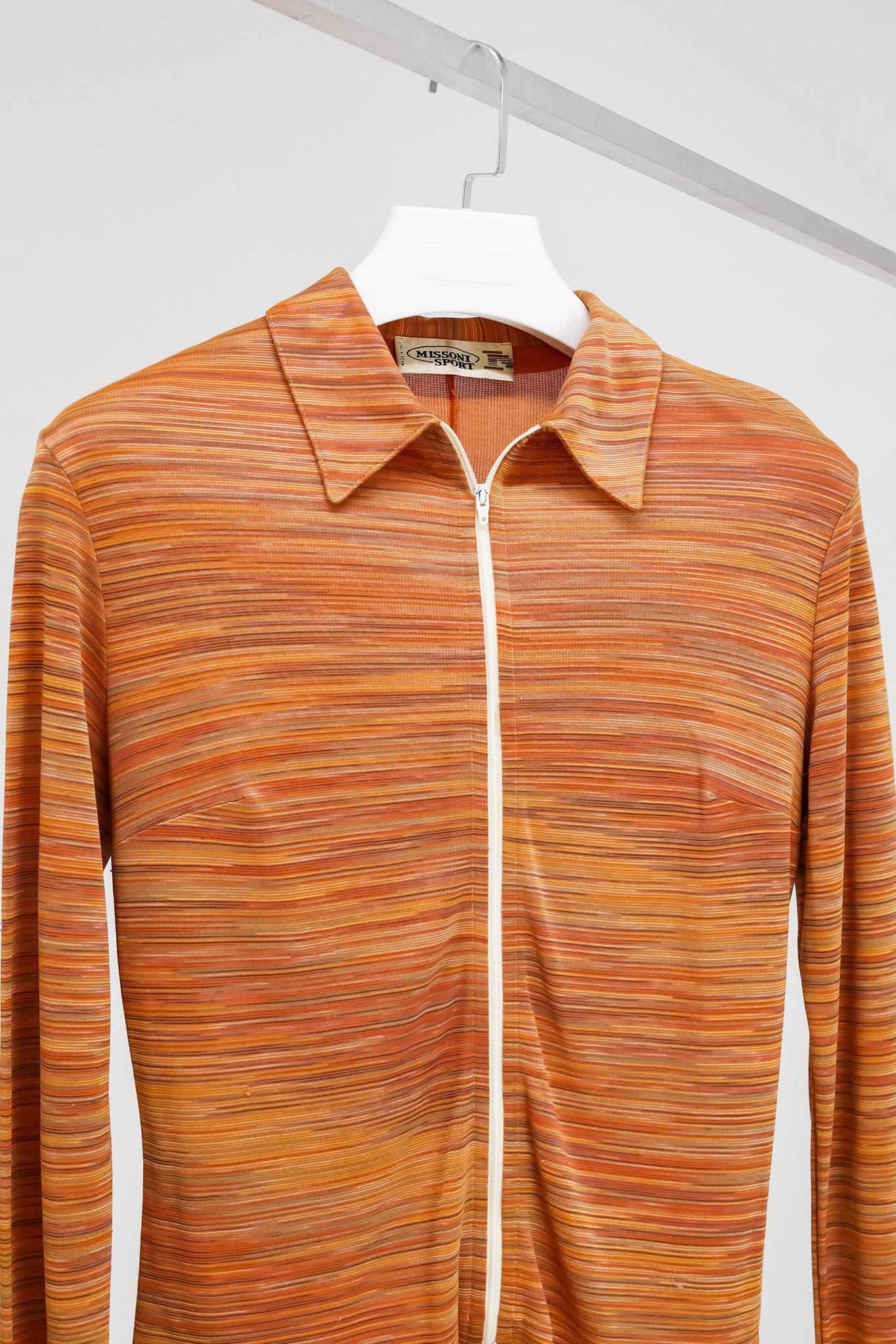 Vintage Missoni Sport Knit Zip Jacket
