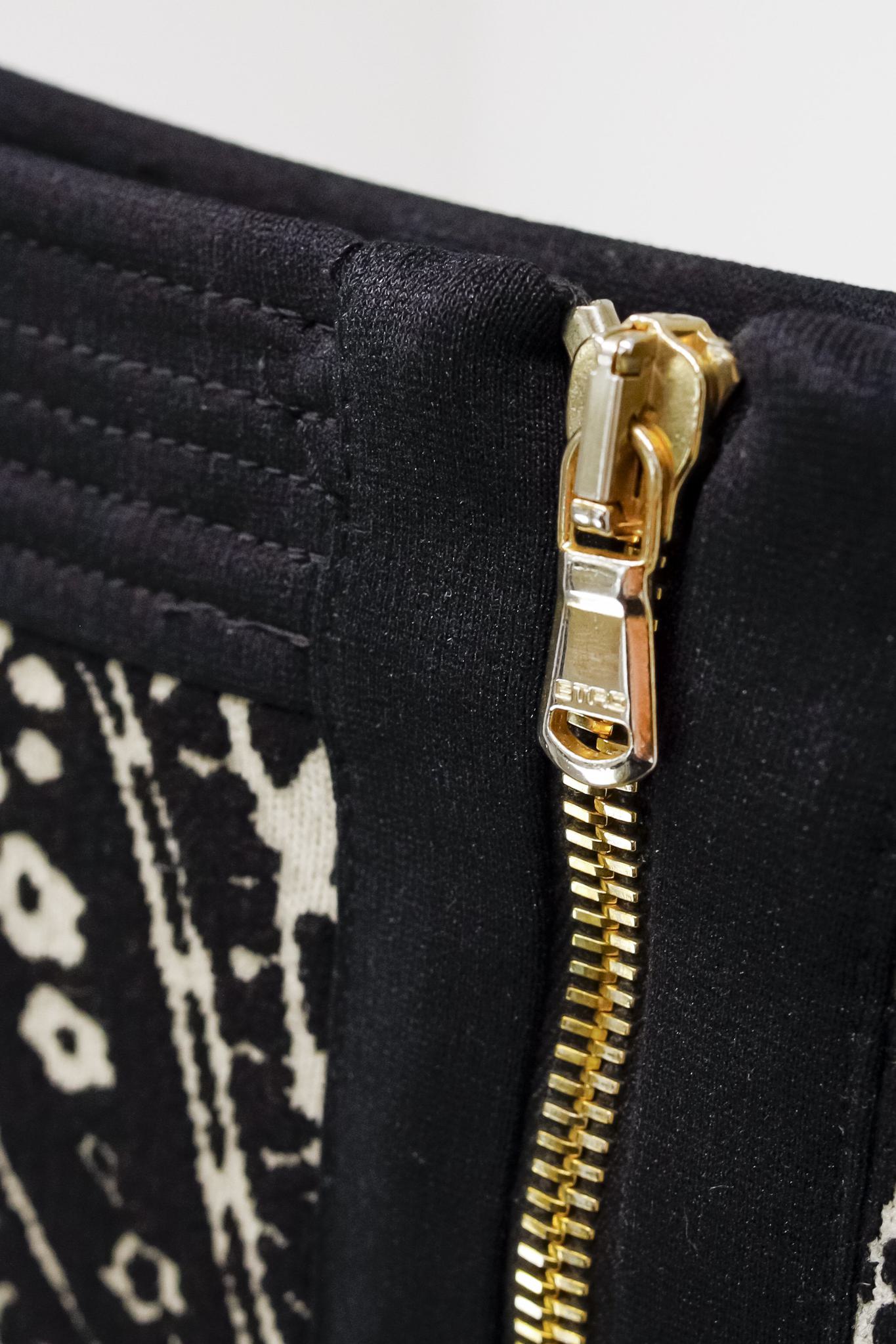 Etro Paisley Zipper Skirt