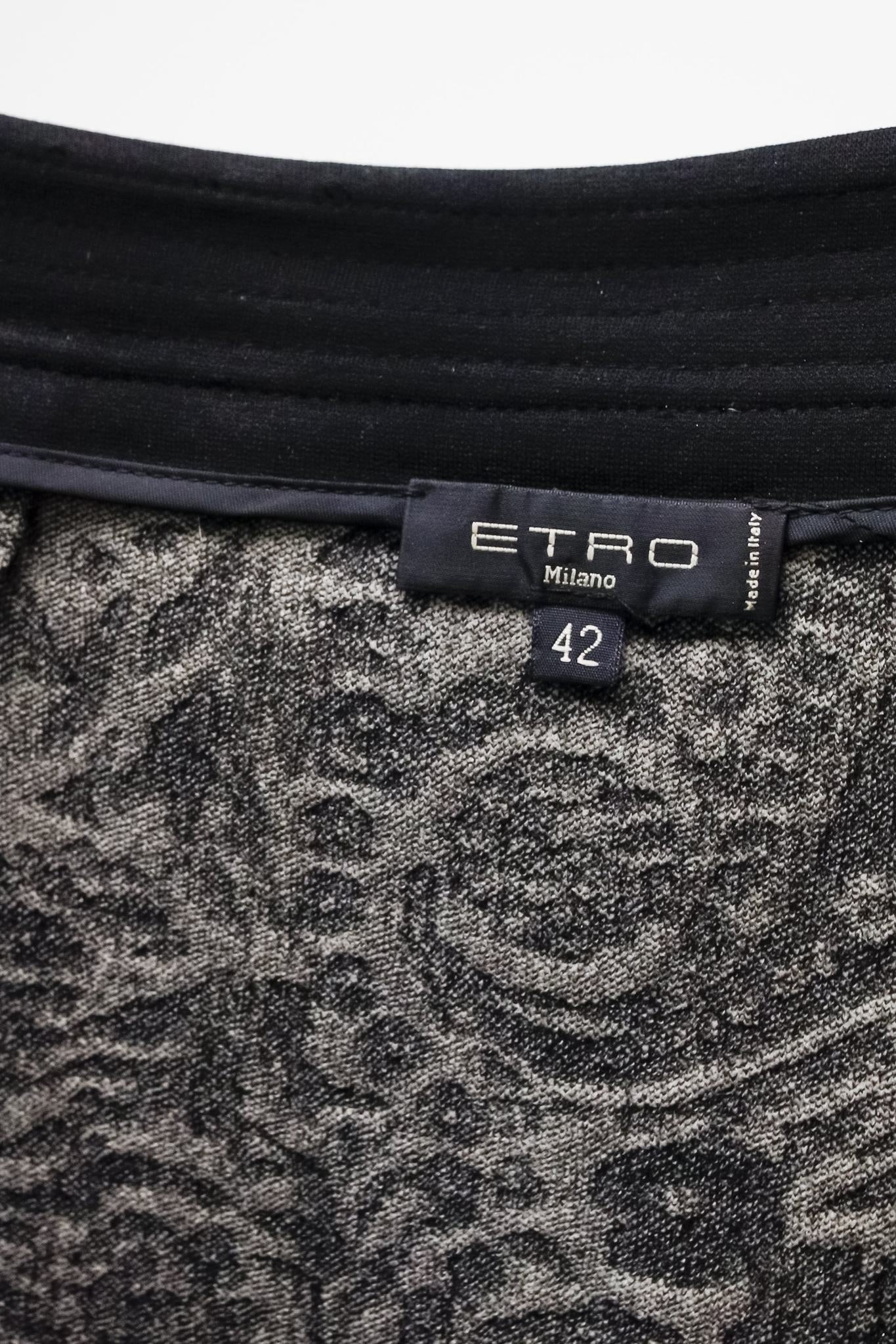 Etro Paisley Zipper Skirt