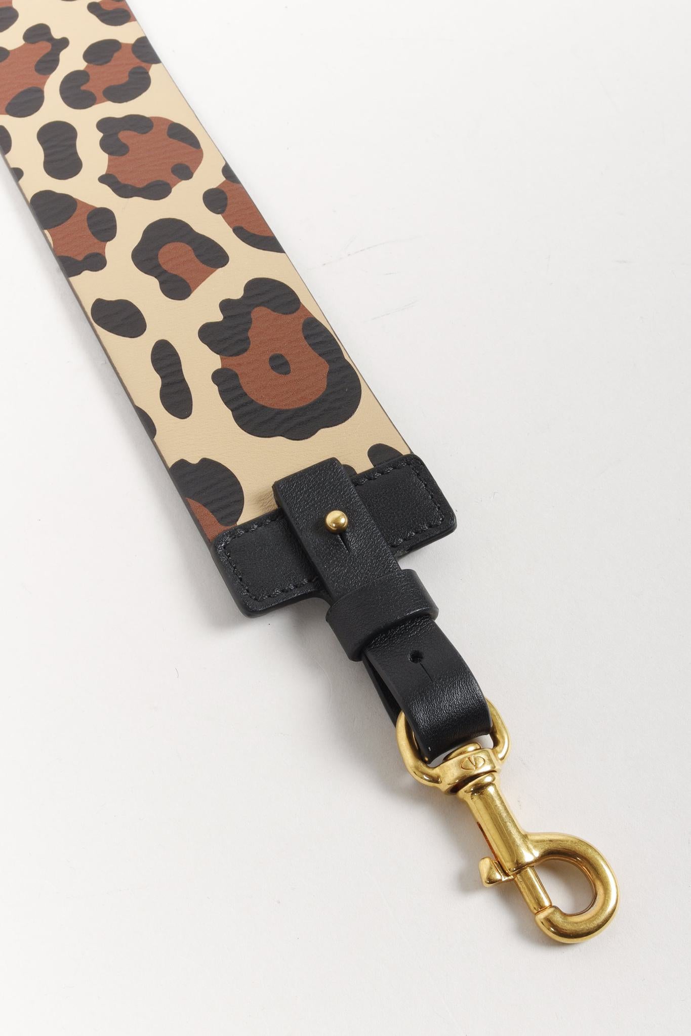 Valentino Leopard Print Bag Strap