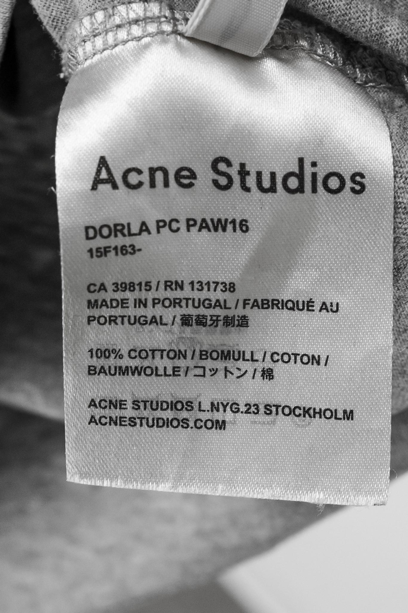 Acne Studios PAW 16 Heather Grey Dorla Tee