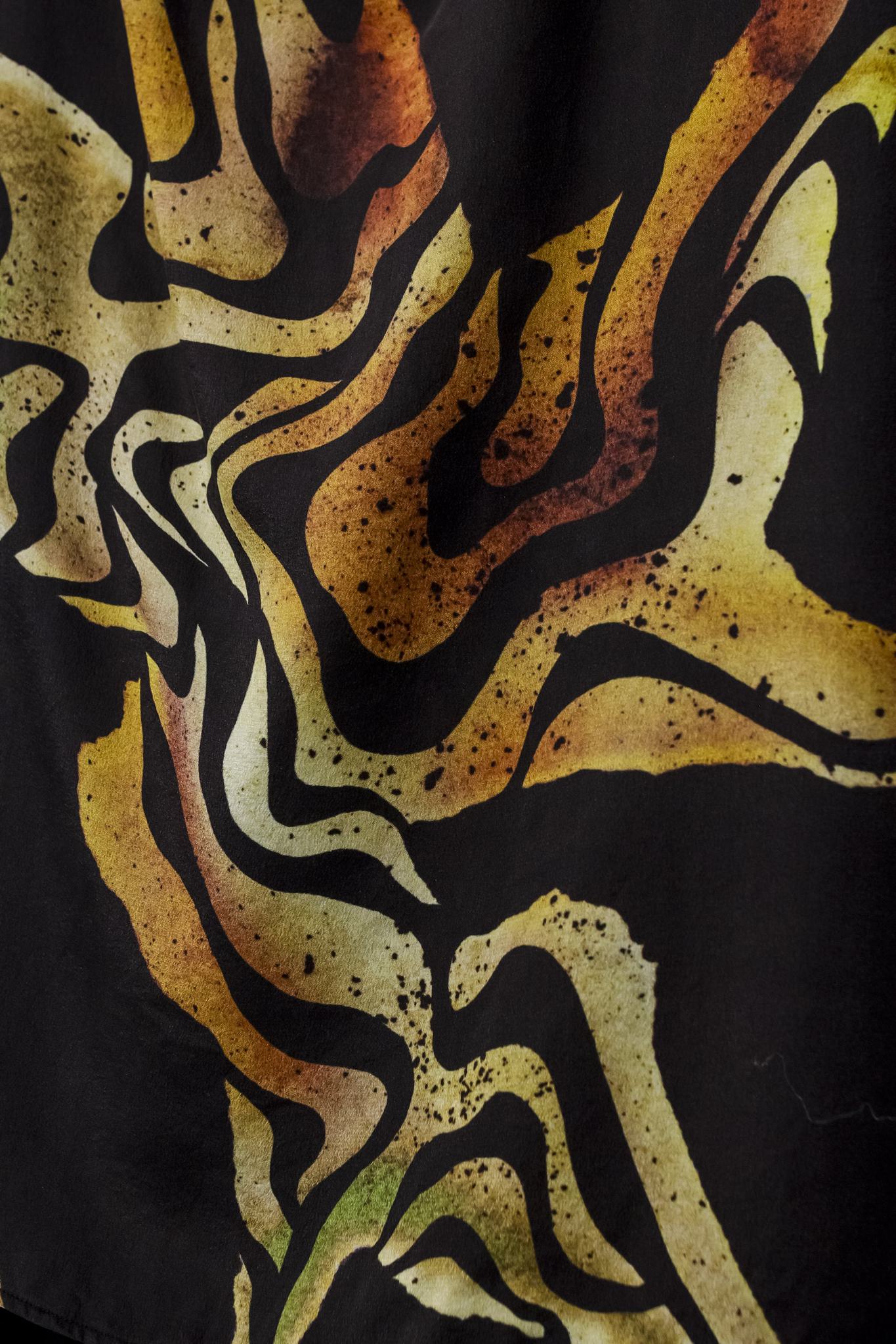 Proenza Schouler Sleeveless Abstract Print Silk Top