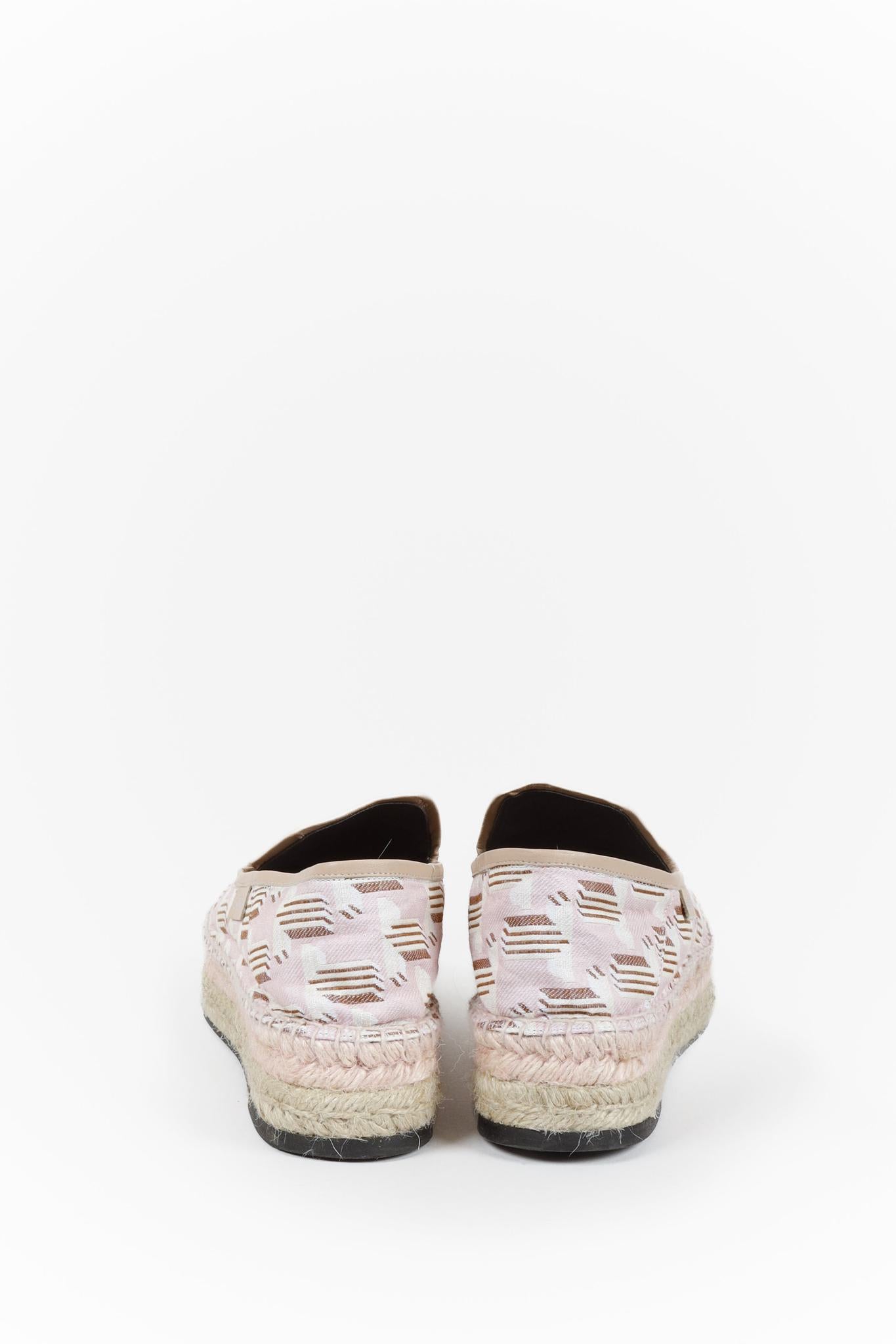 Lanvin Pink Monogram Espadrilles