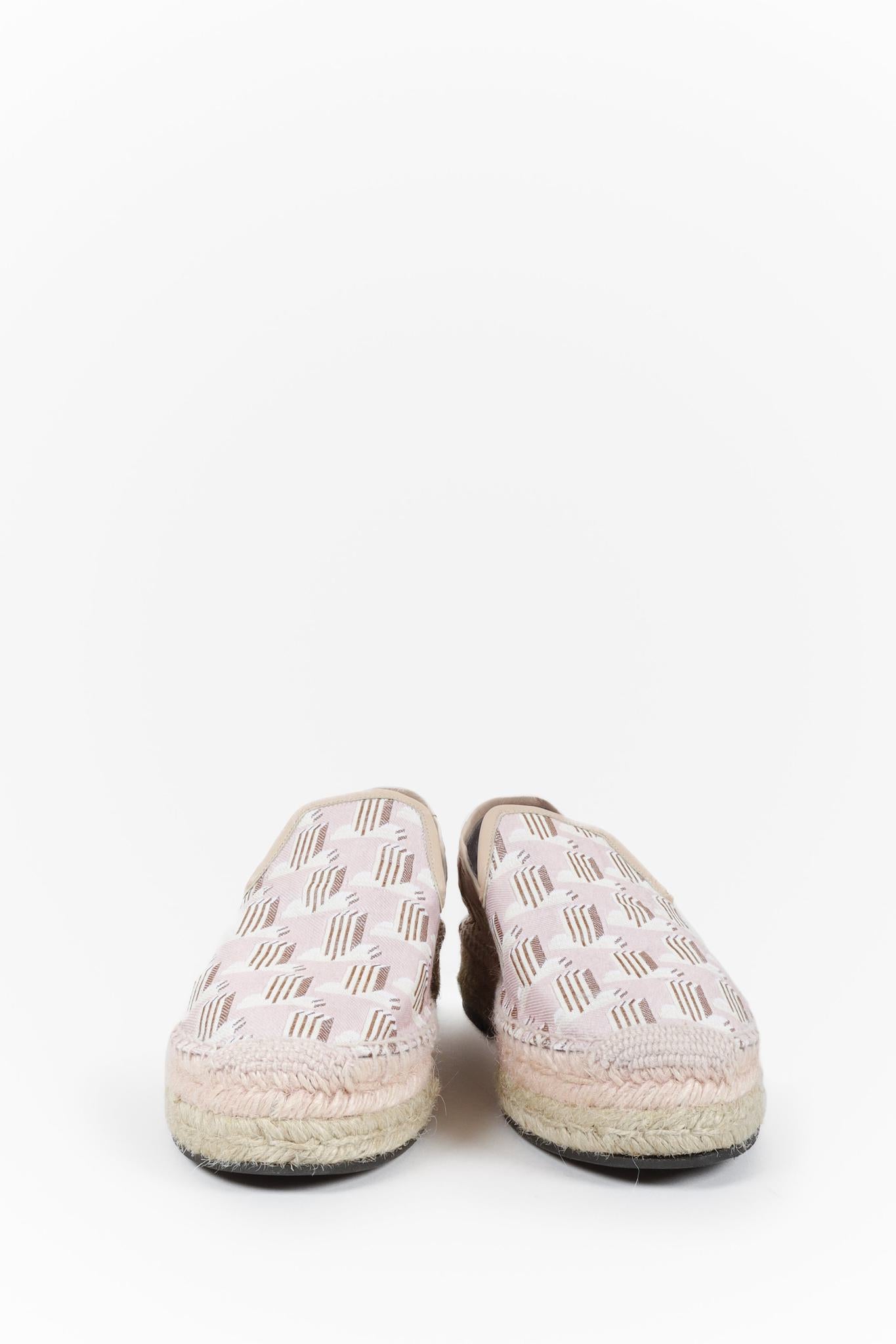 Lanvin Pink Monogram Espadrilles