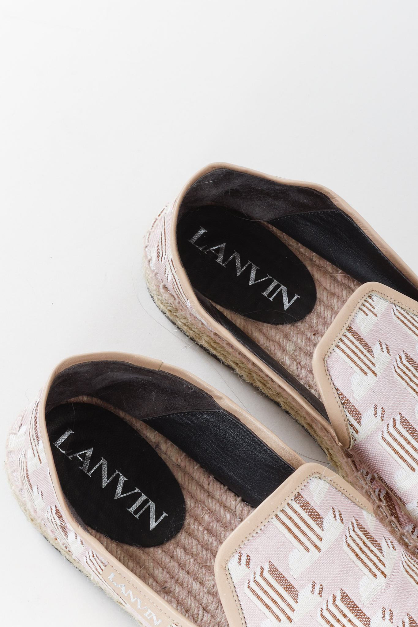 Lanvin Pink Monogram Espadrilles