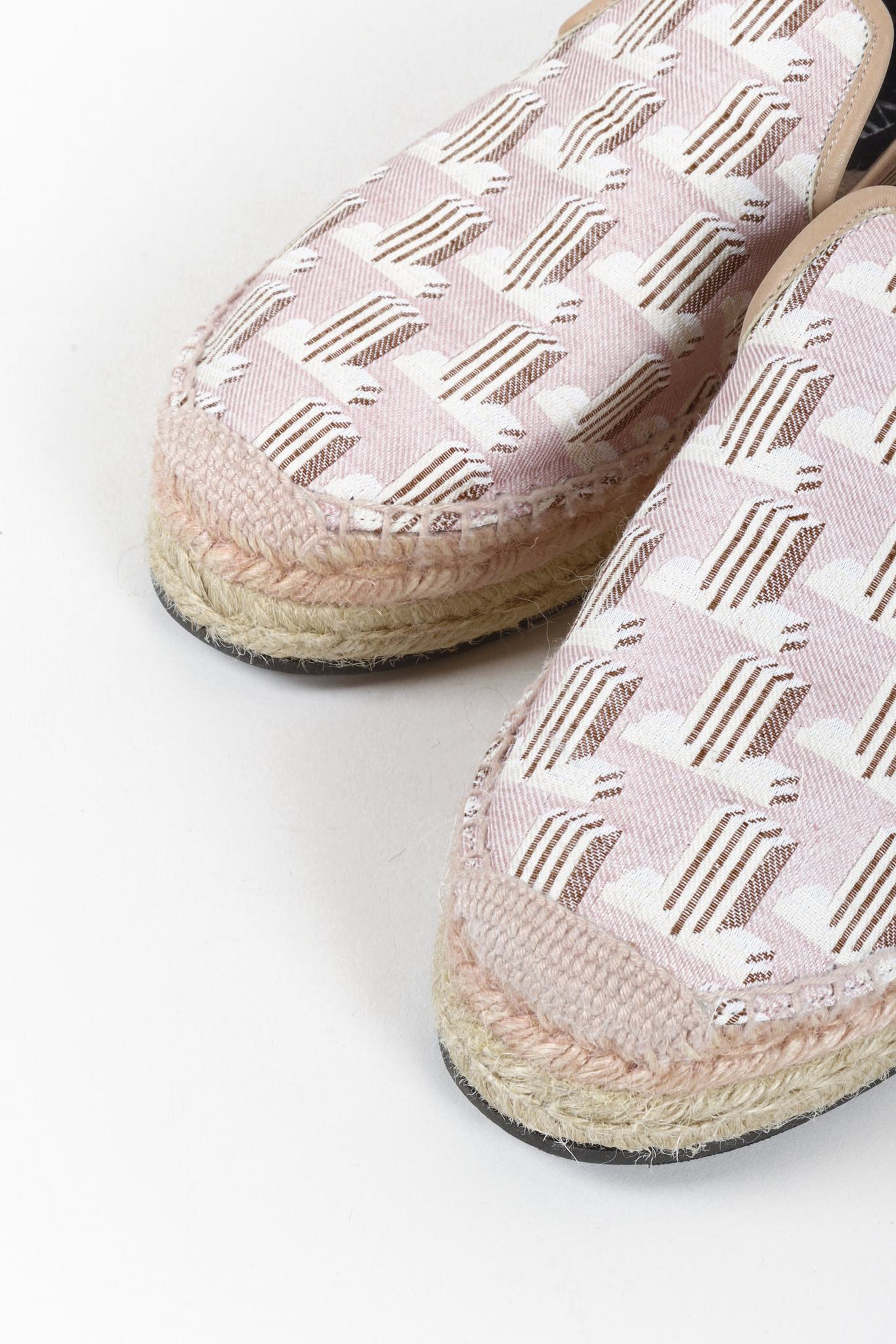 Lanvin Pink Monogram Espadrilles