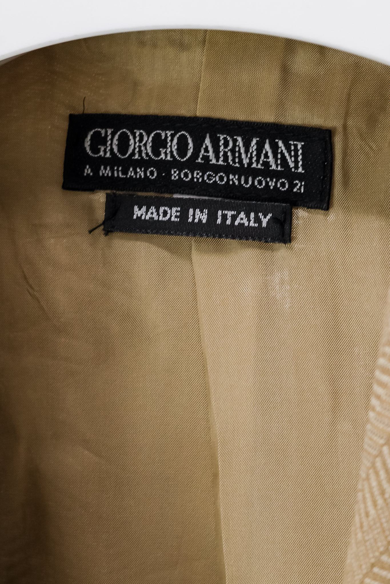 90's Vintage Giorgio Armani Herringbone Blazer