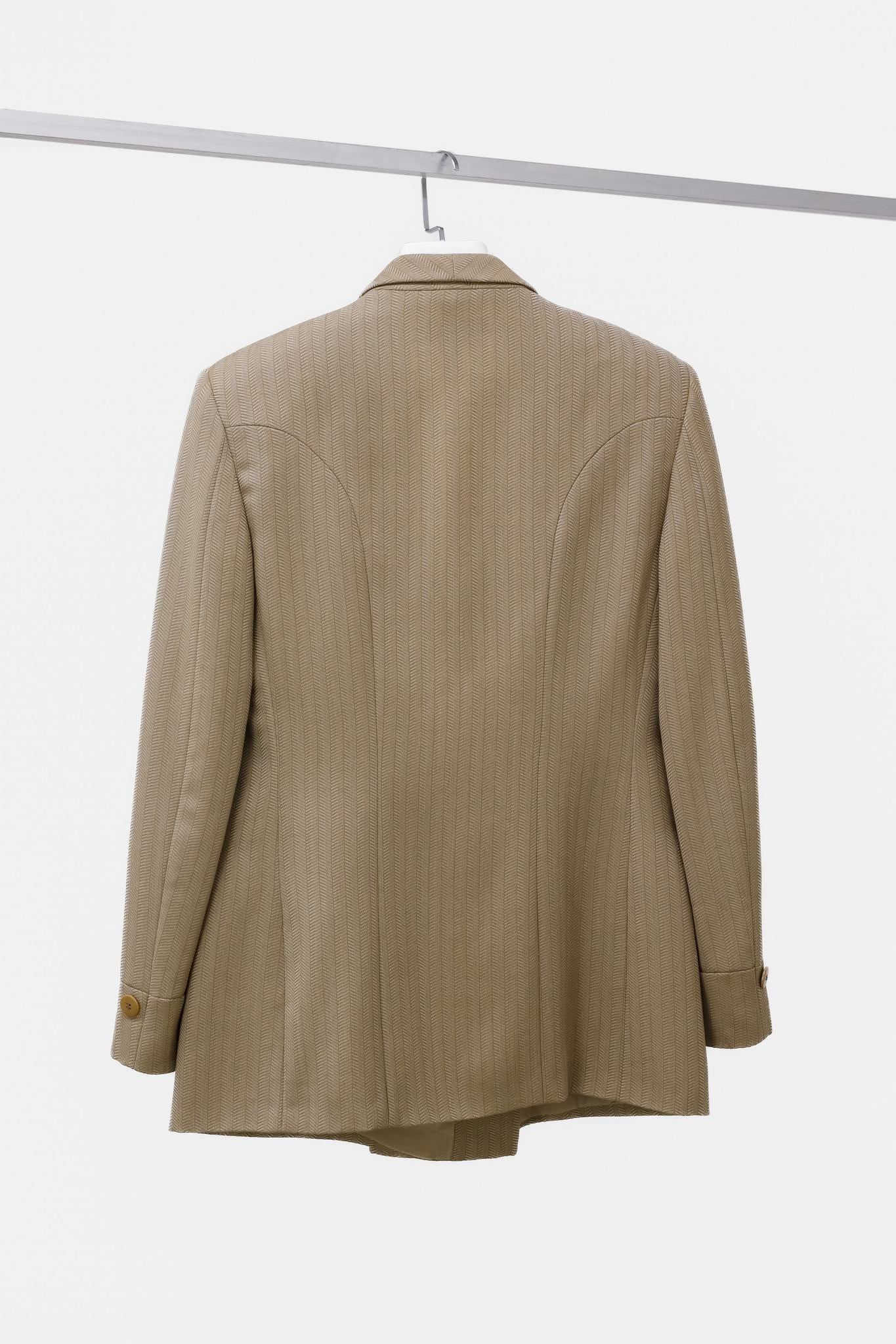 90's Vintage Giorgio Armani Herringbone Blazer