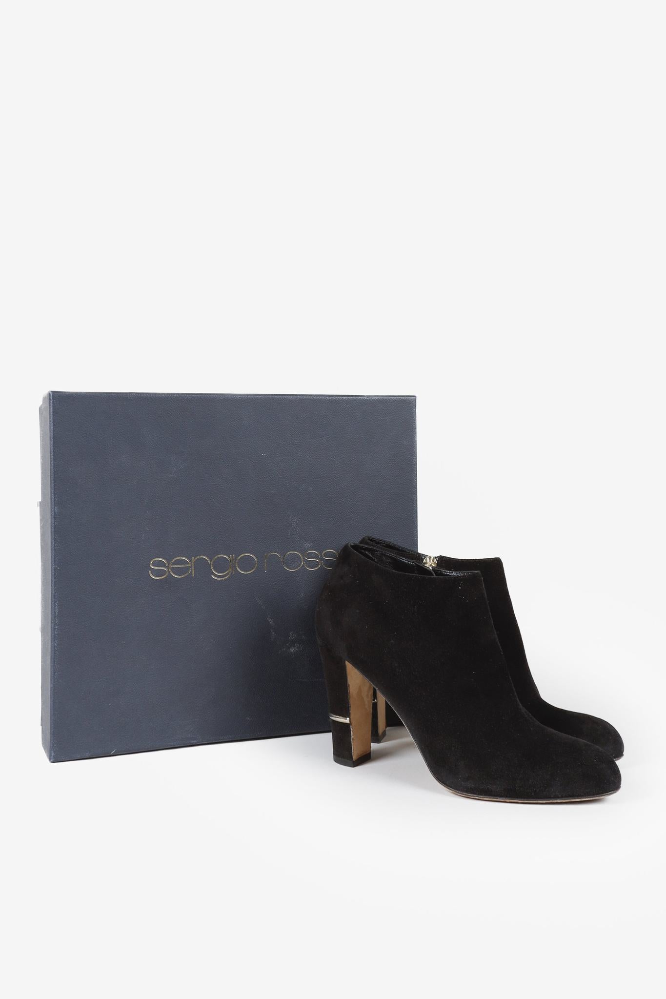 Sergio Rossi Suede Booties