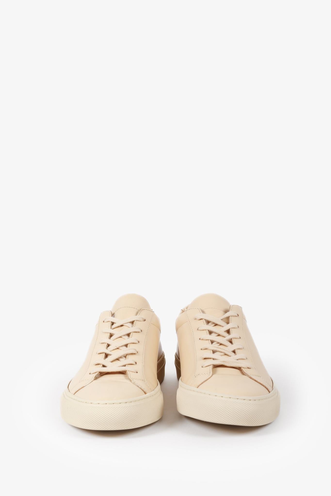 Common Projects Beige Achilles Low Sneakers