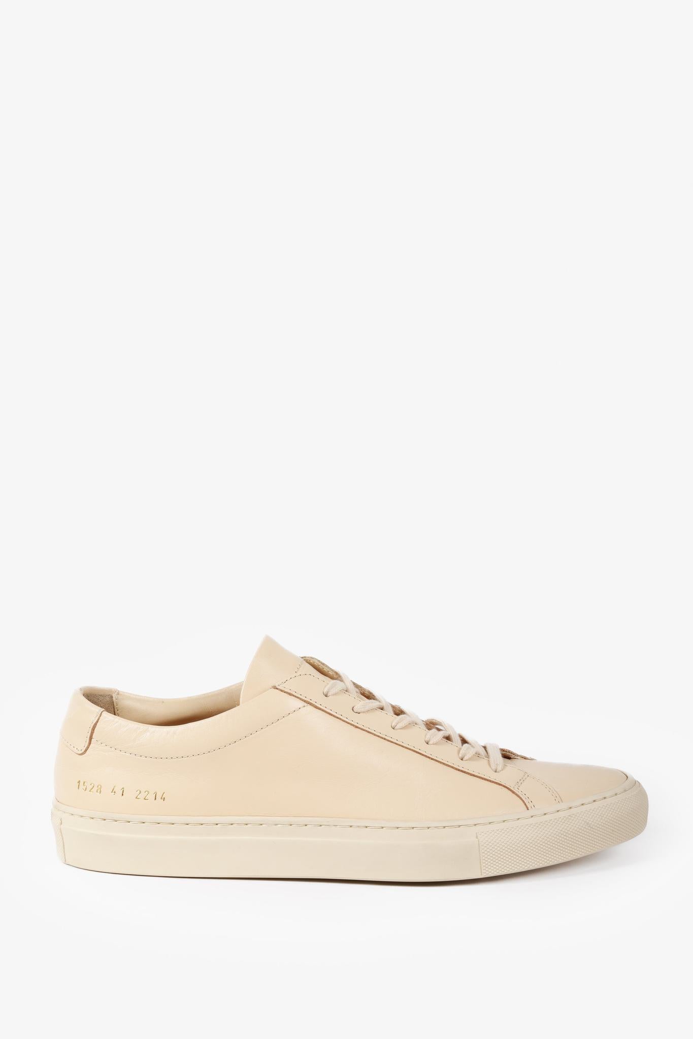 Common Projects Beige Achilles Low Sneakers