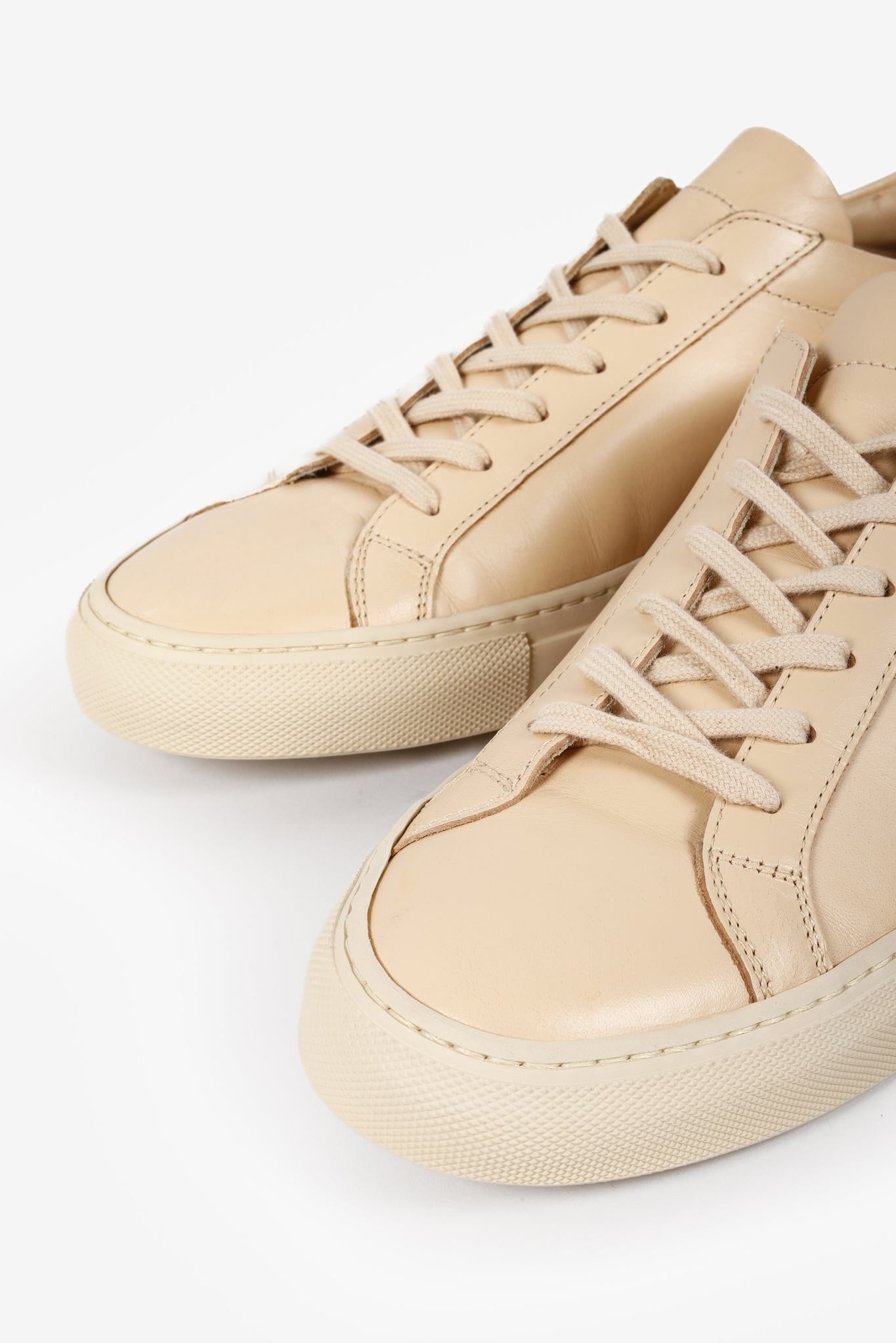 Common Projects Beige Achilles Low Sneakers