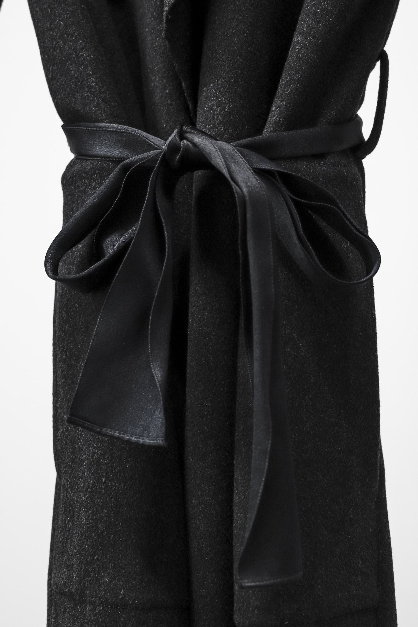 Lanvin A/W 07 Ribbon Belt Wrap Coat