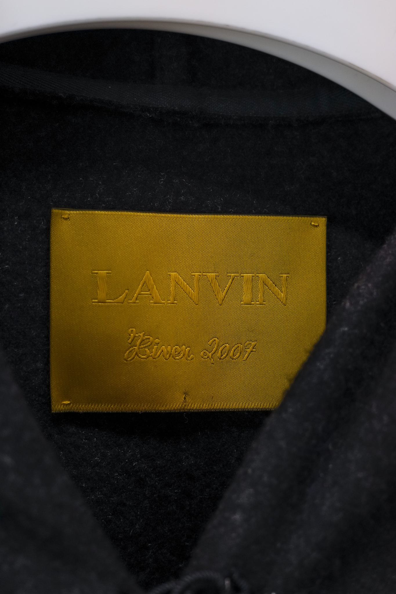 Lanvin A/W 07 Ribbon Belt Wrap Coat