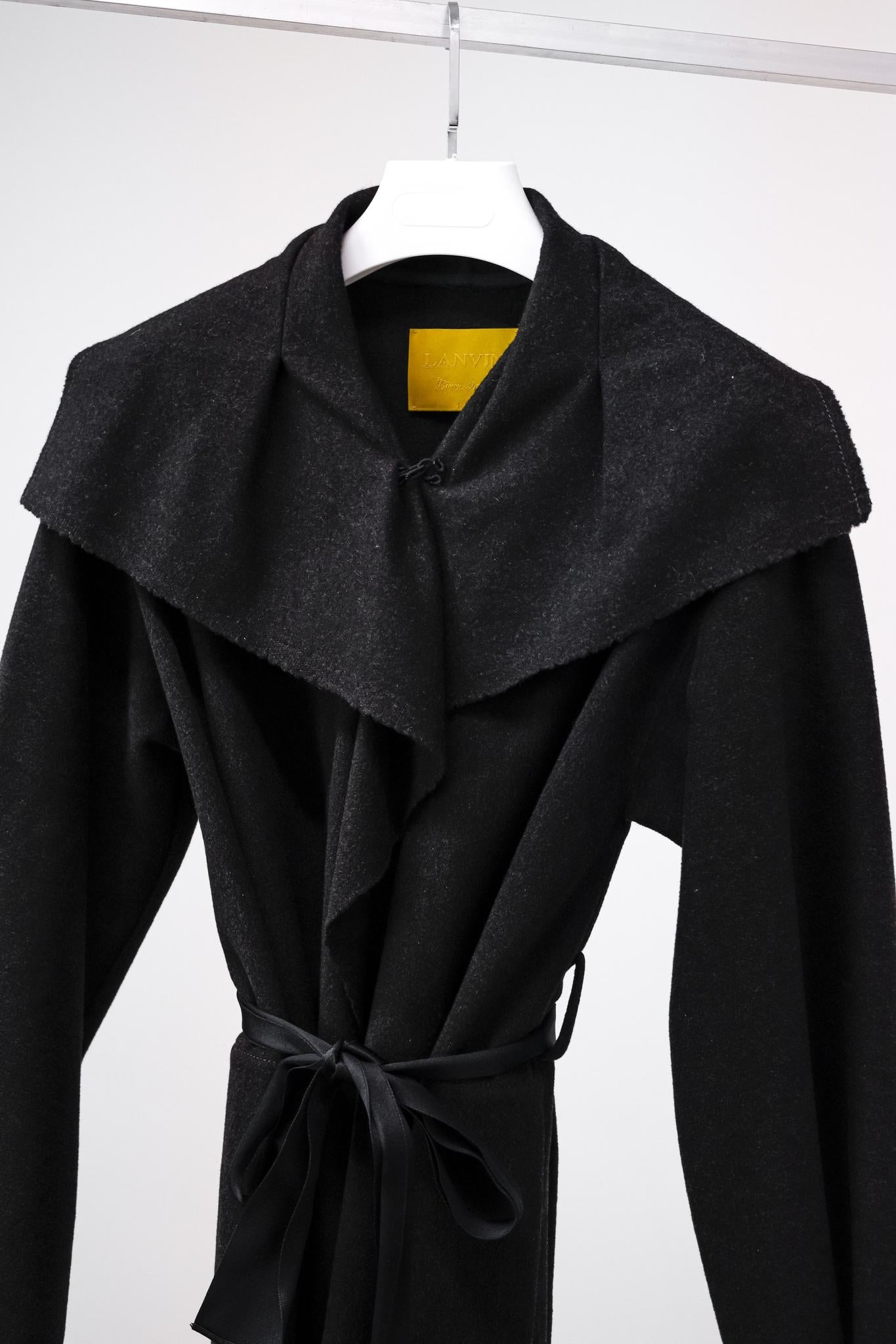 Lanvin A/W 07 Ribbon Belt Wrap Coat