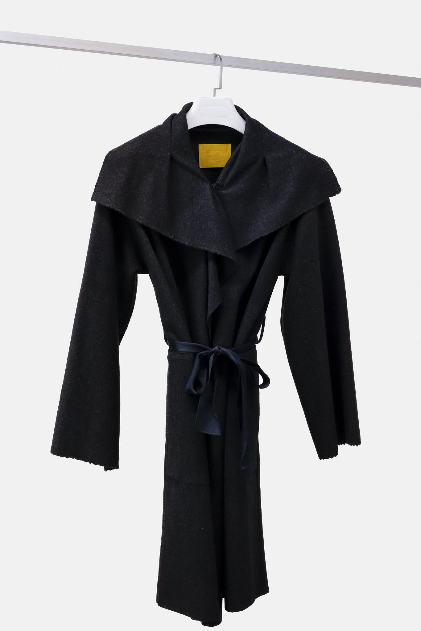 Lanvin A/W 07 Ribbon Belt Wrap Coat