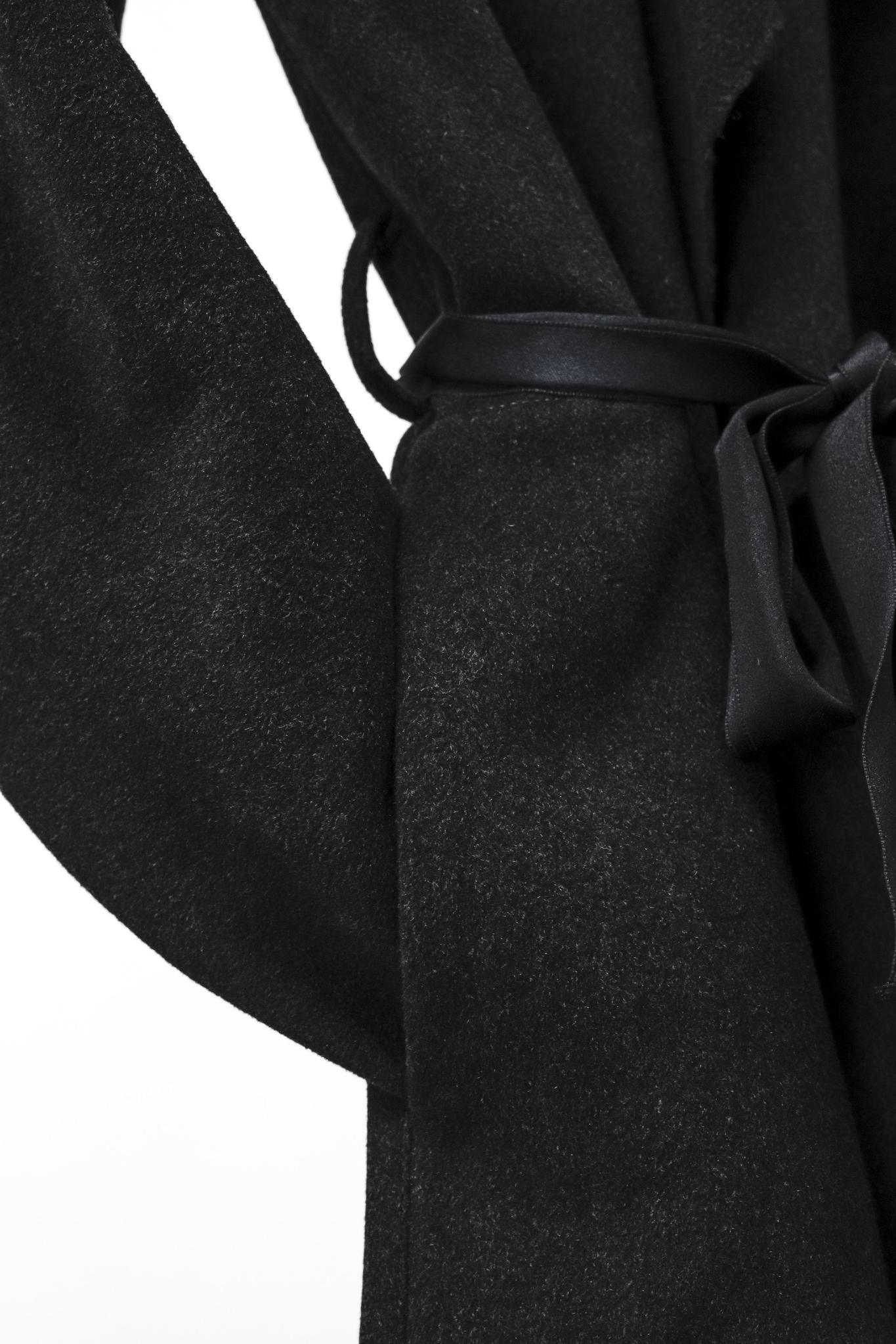 Lanvin A/W 07 Ribbon Belt Wrap Coat