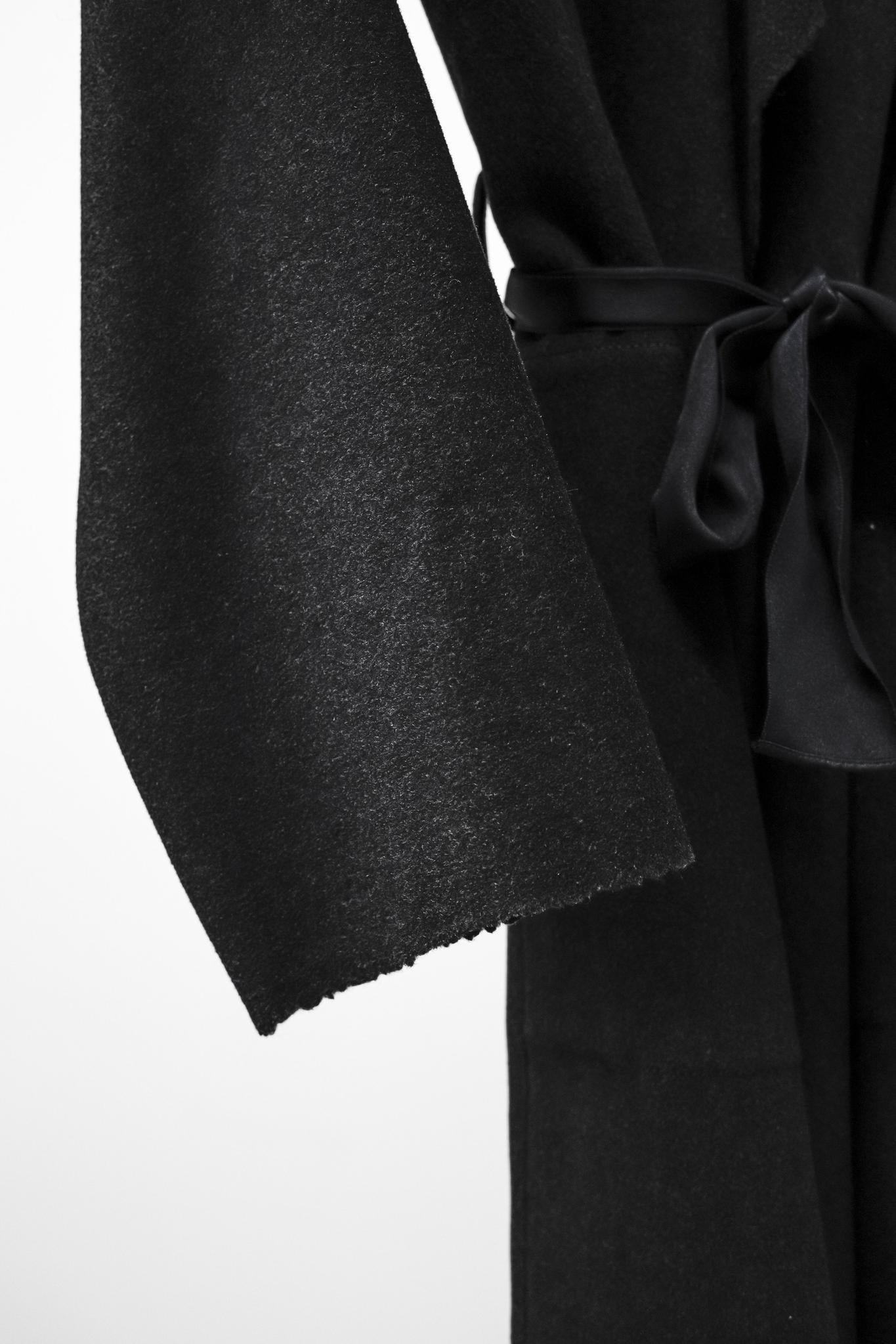 Lanvin A/W 07 Ribbon Belt Wrap Coat