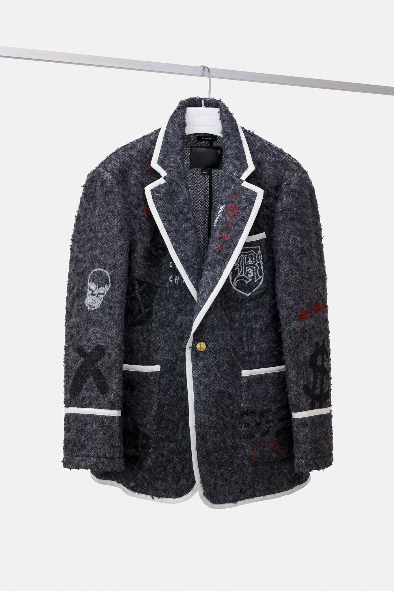 R13 Oversized Punk Rowing Blazer