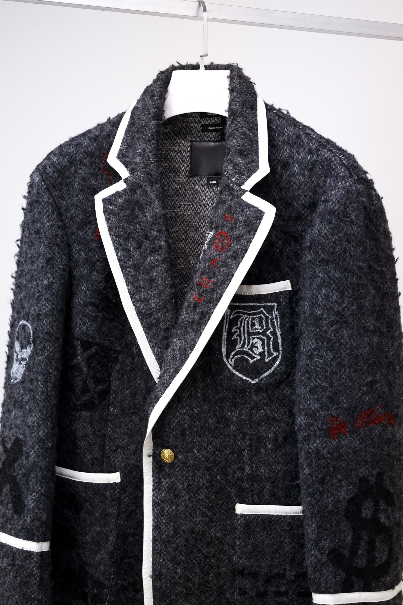 R13 Oversized Punk Rowing Blazer